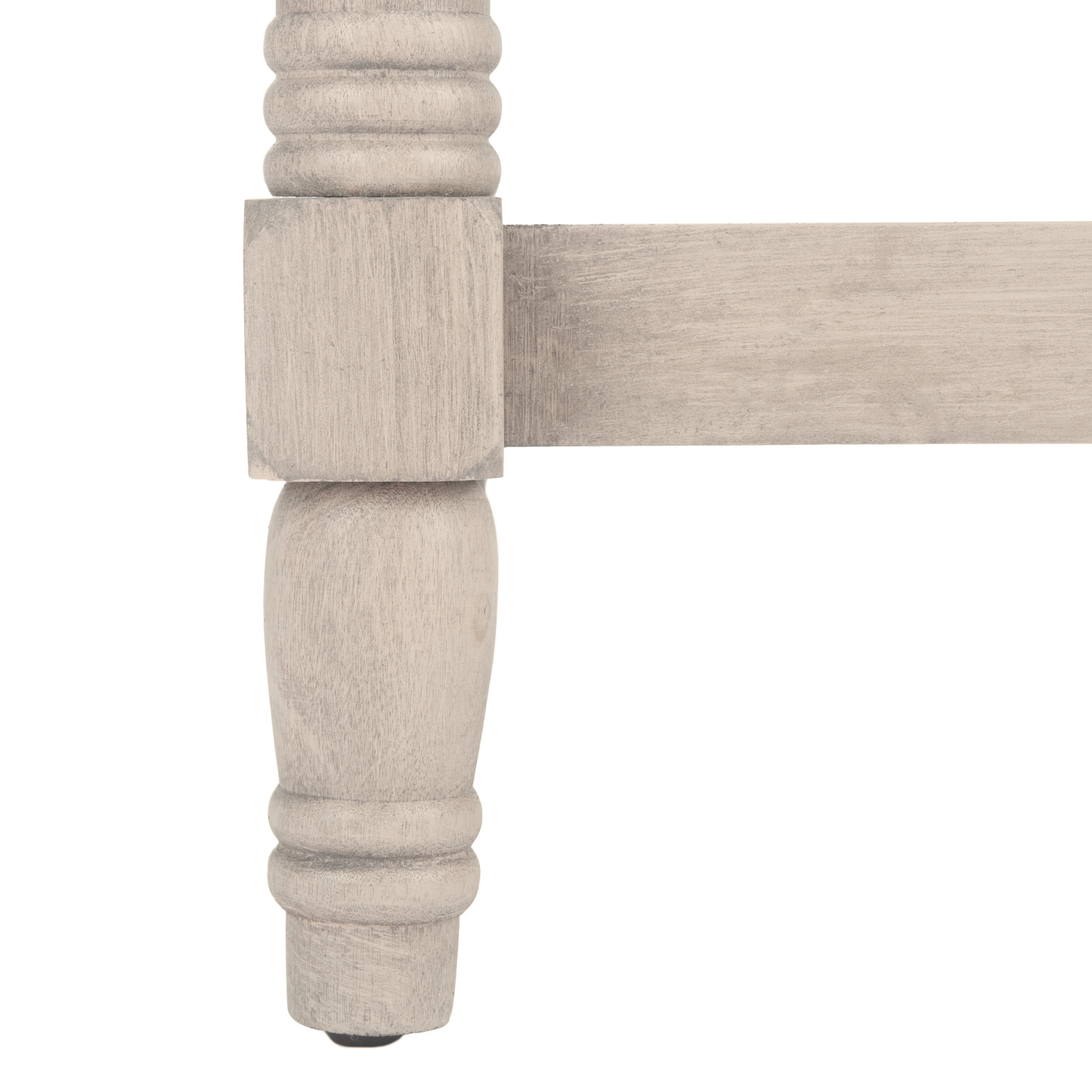 SAFAVIEH Cassie Amish Style Greige Rectangle Wood End Table (19.8 in. W x 15 in. D x 30 in. H)