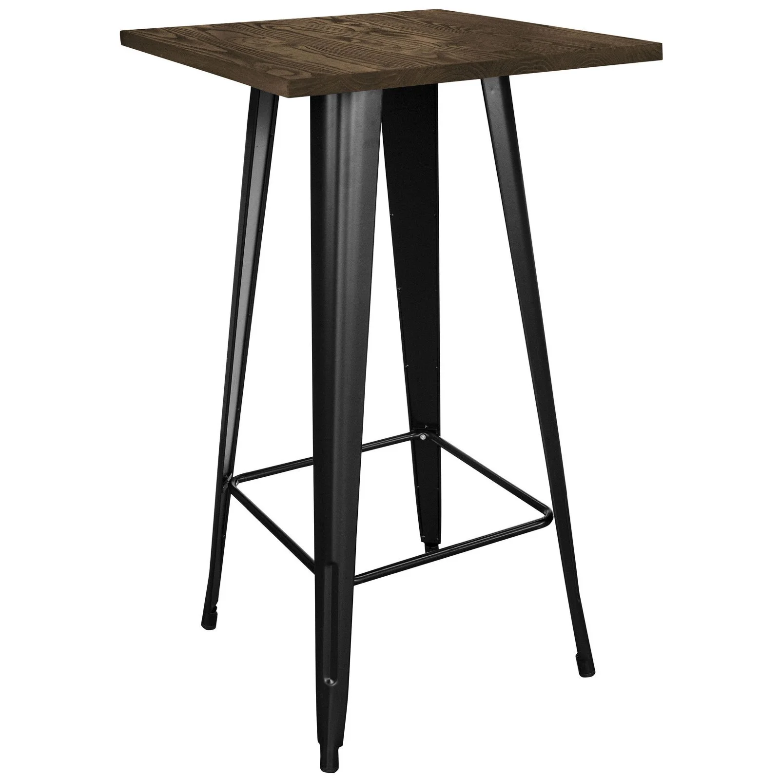 AmeriHome Loft Wood and Metal Pub Table