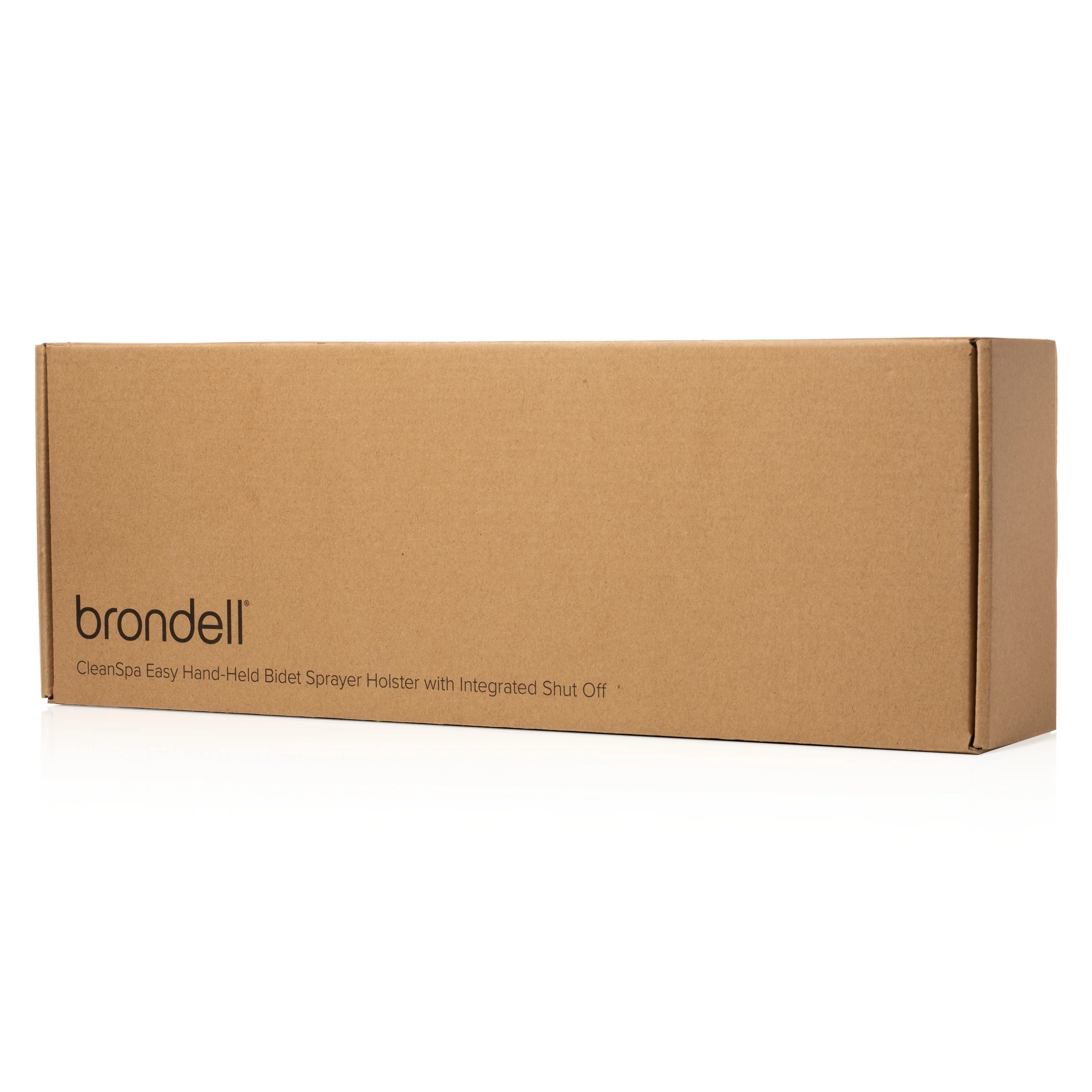 Brondell CleanSpa Easy Hand-Held Bidet Sprayer and Holster with Integrated Shut off in Silver