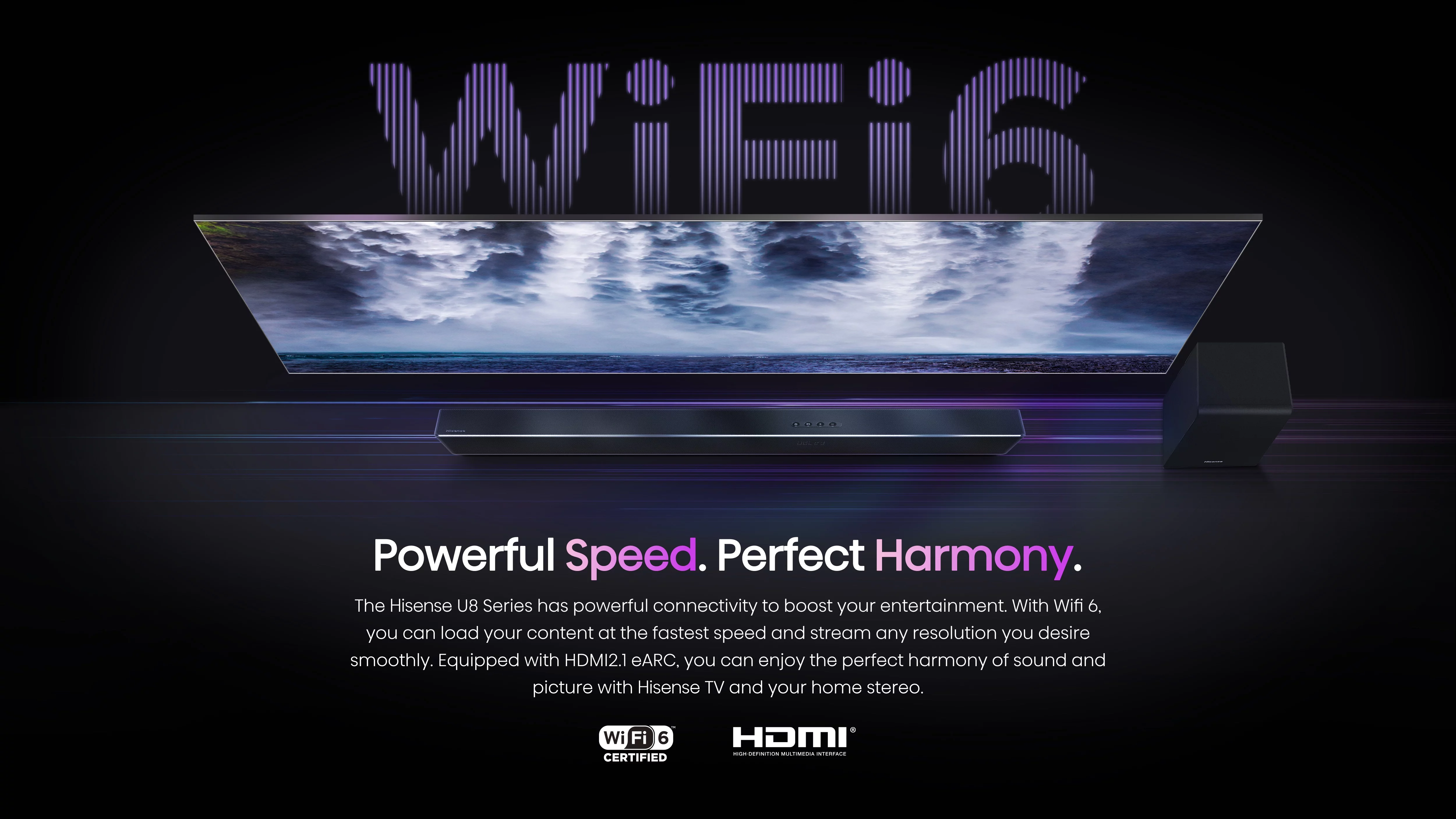 Hisense  75- Inch  Class Premiun U8H Series Quantum Dot ULED 4K UHD Smart Google TV