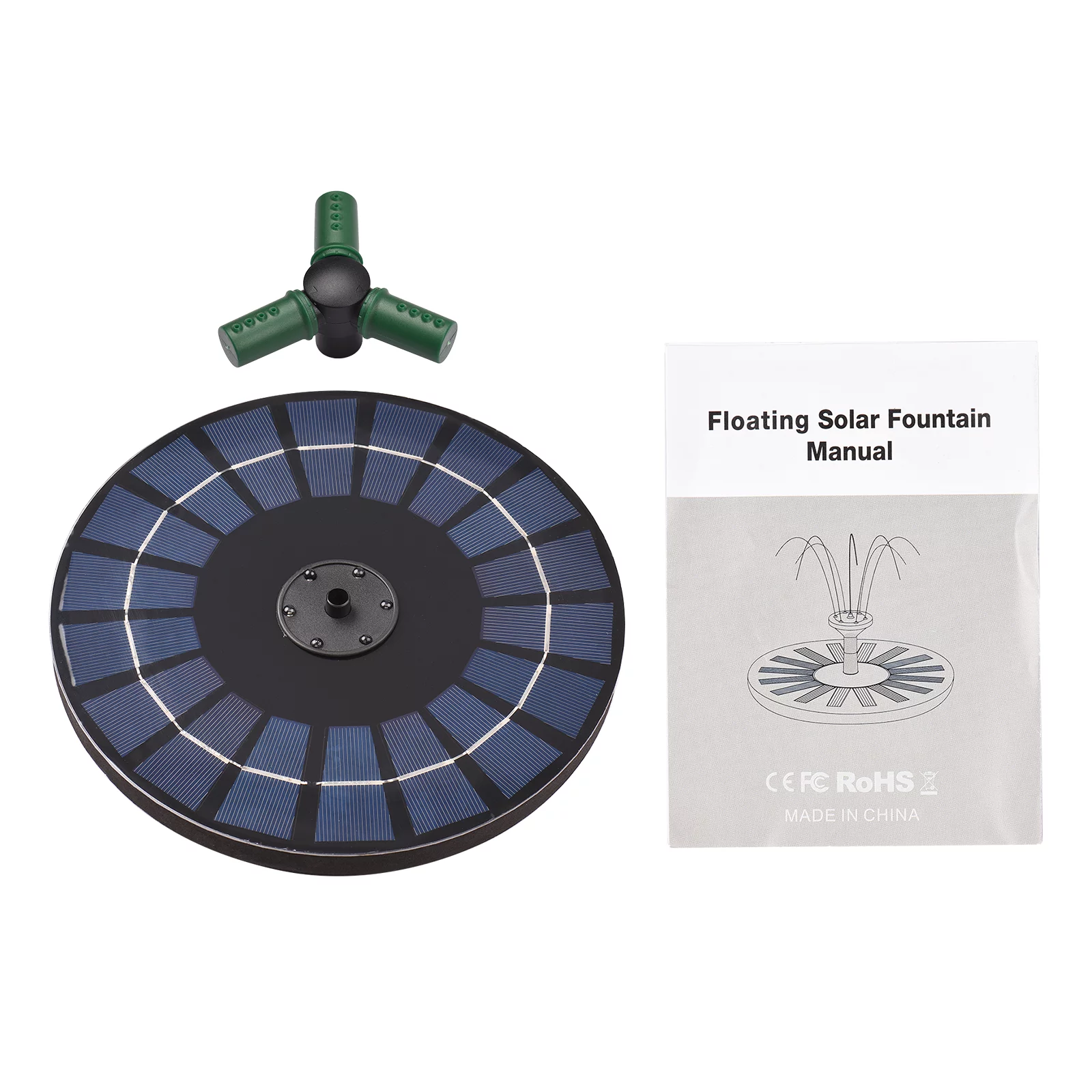 fountain,Battery Auto-shut Off With Rotatable Nozzle With Battery Auto-shut Off 9 Inch Pump With Inch Bath Pond Auto-shut Off 9 Solar Water Pump 6w Nozzle Led Solar Brewel Rookin Yaliya