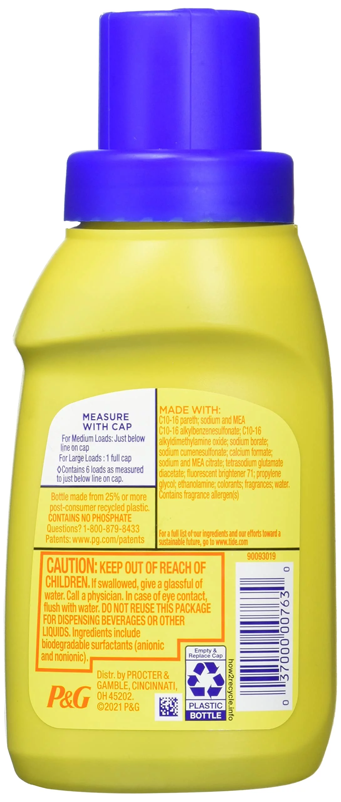 Tide Simply Clean & Fresh Liquid Laundry Detergent, Refreshing Breeze, 6 Loads, 10 Fl Oz