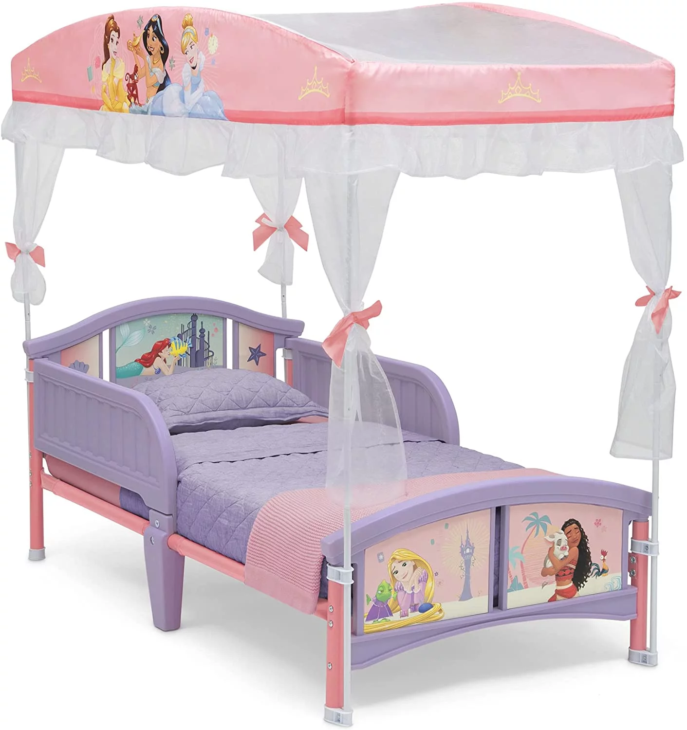 Delta Children Canopy Toddler Bed, Disney Princess BB81483PS-1038
