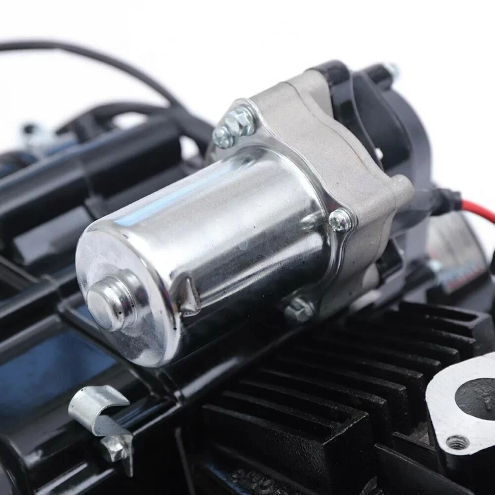 Loyalheartdy 110cc 4-stroke Engine Motor Single Cylinder Air Cooling System ATV Engine Motor Semi Auto Reverse Electric Start for Go Kart