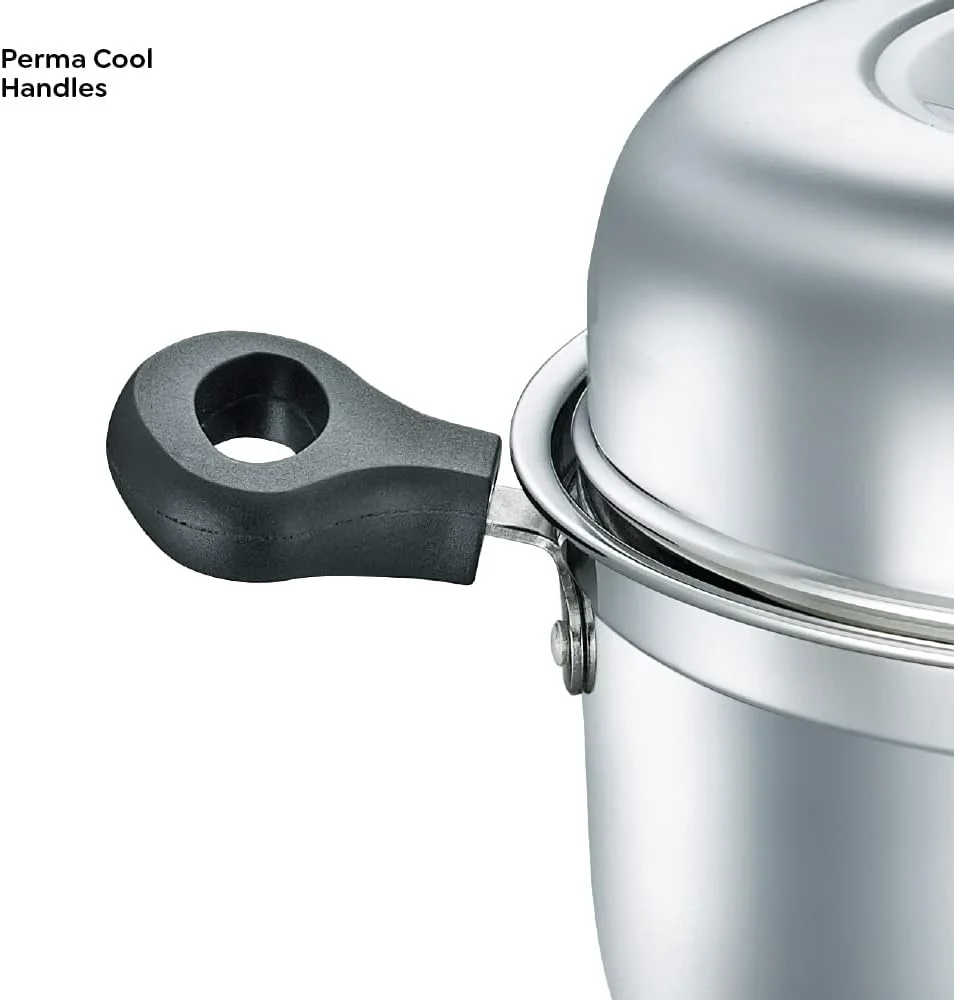 Prestige PRID6 Cooker, 5Plates + 1 Mini Idli Plate, SILVER - Total 6 Plates