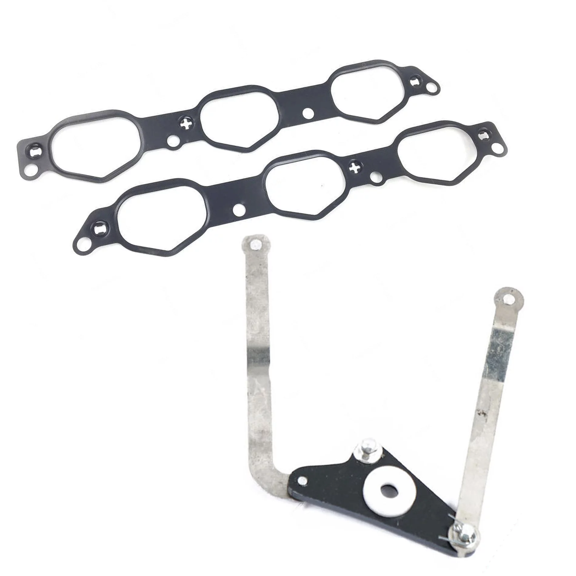 For Mercedes-Benz SLK300 C300 C280 3.0L Intake Manifold Air Flap Repair Kit with Gasket and Arms Set