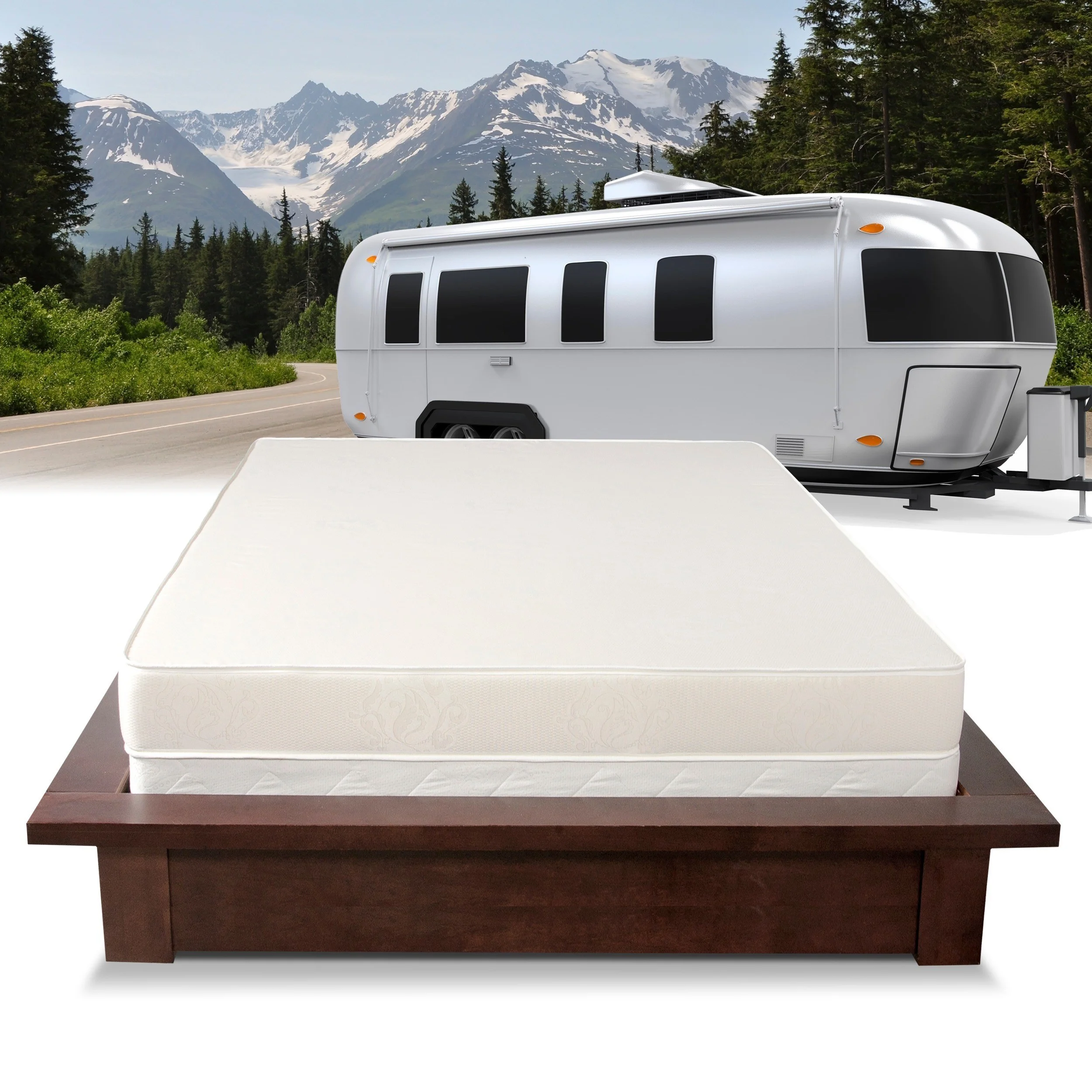 Select Luxury  Home RV 6-inch Firm Short Full-size Foam Mattress
