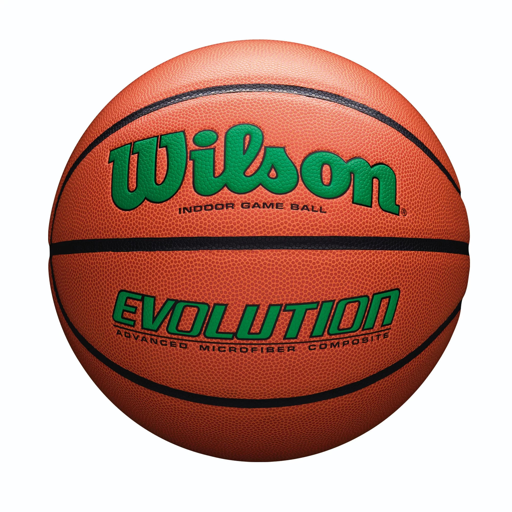 Wilson Evolution Game Basketball, Official Size, Green
