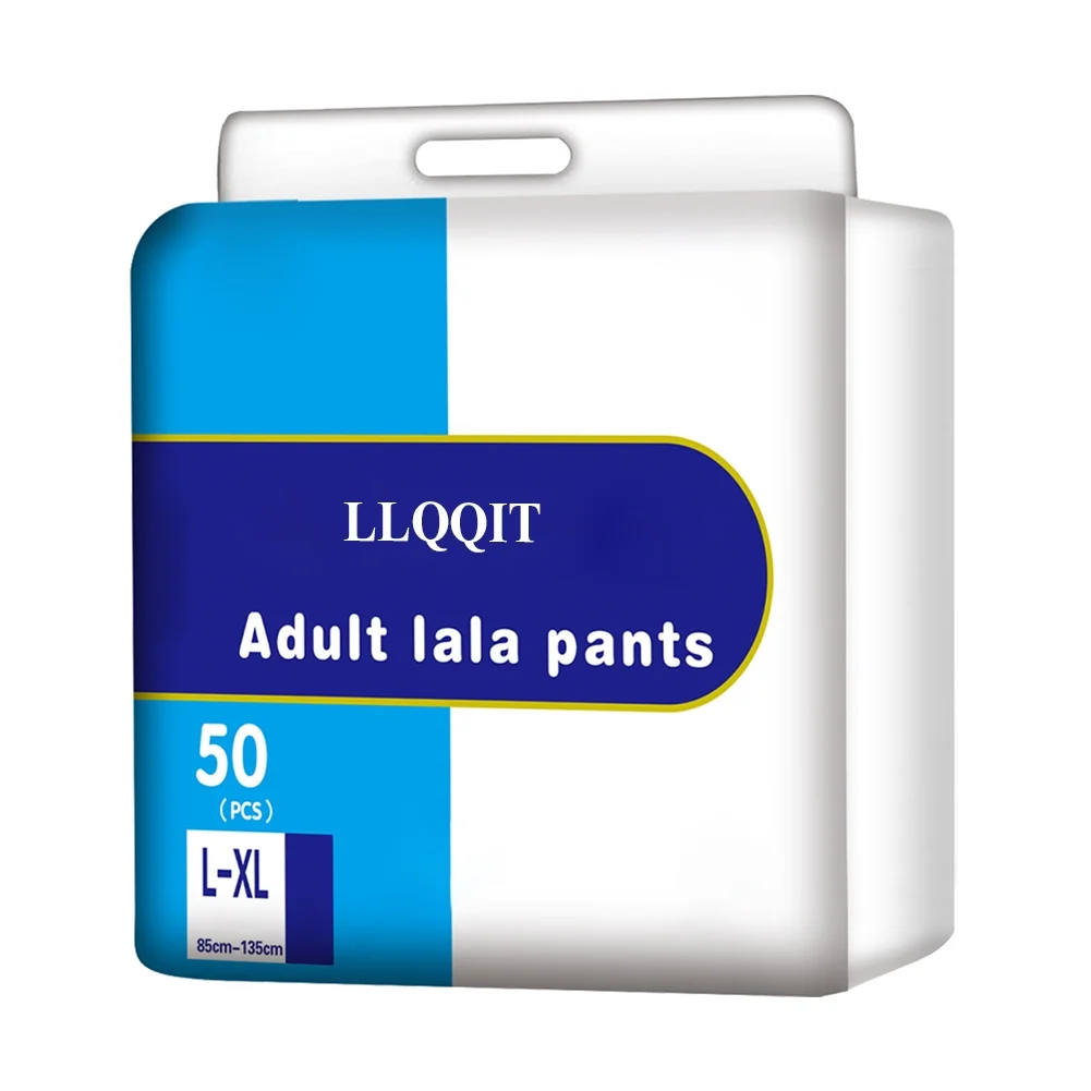 LLQQIT Adult diapers,Premium Incontinence Diaper, Maximum Absorbency, 50 Counts