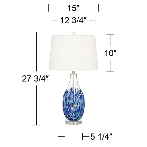360 Lighting Marnie Modern Coastal Vase Table Lamp 28