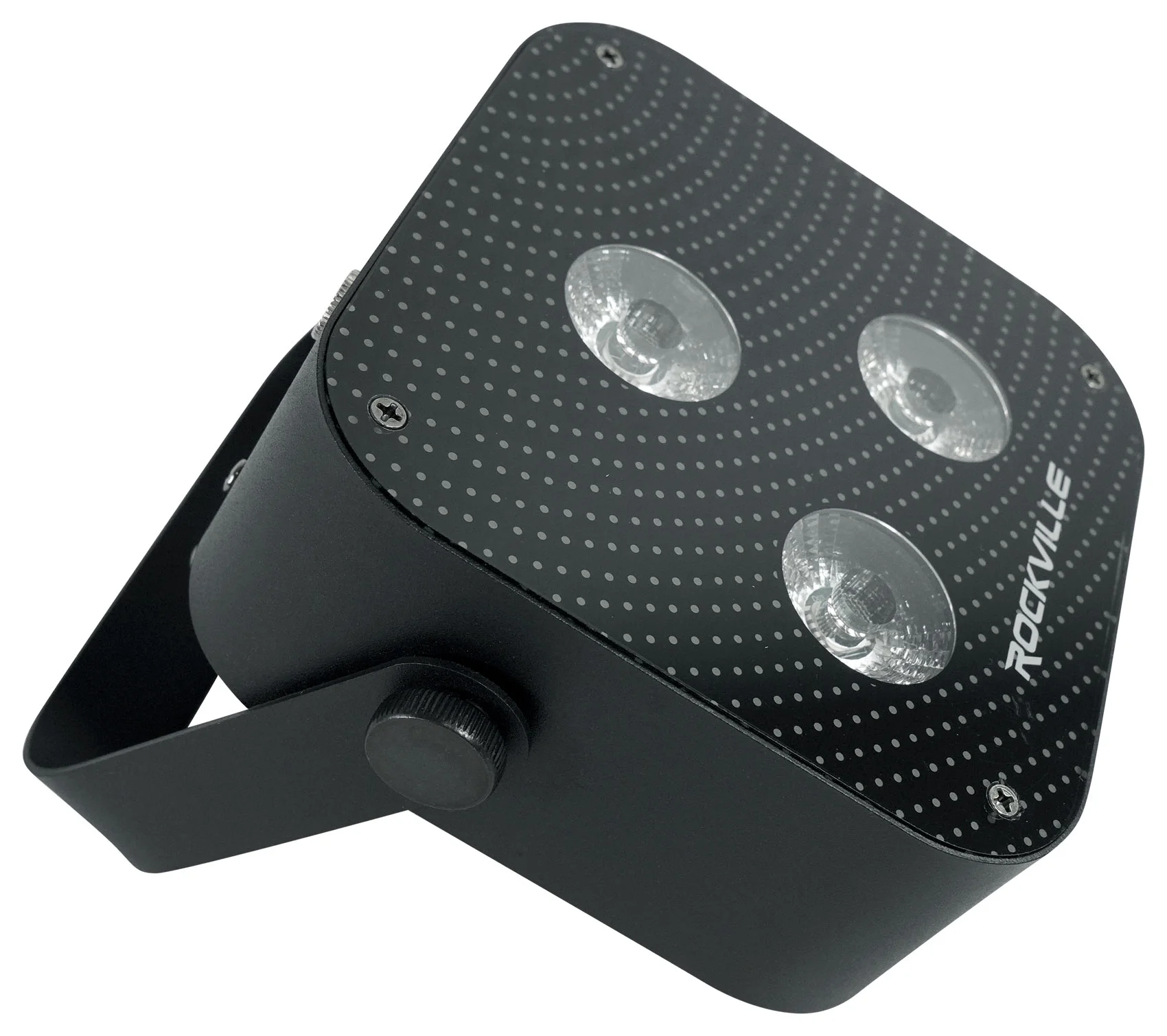 (10) Rockville MINI RF3 Black RGBWA+UV DJ/Party LED Wash Lights+Remotes+Bags