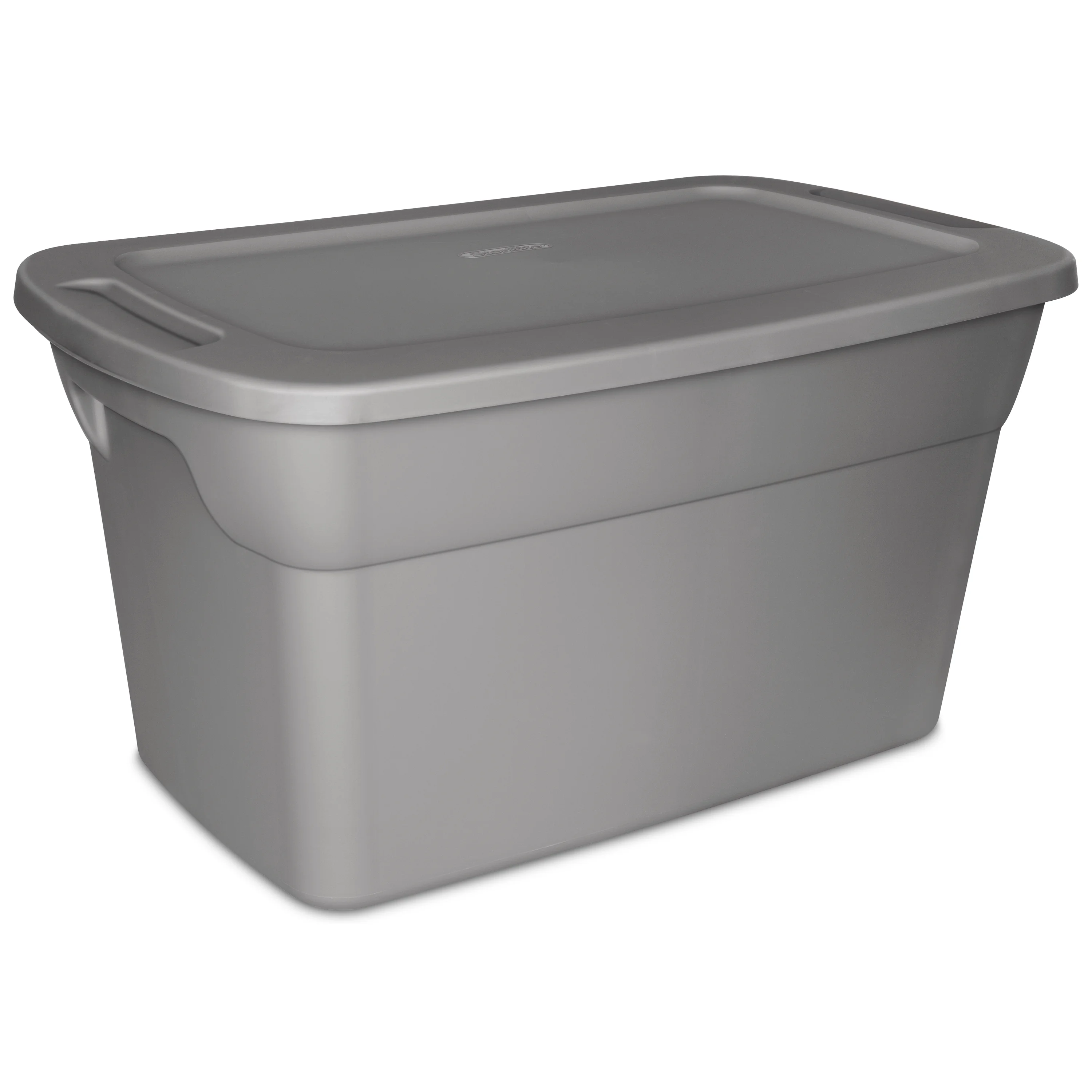 Sterilite 30 Gallon Plastic Storage Box, Gray