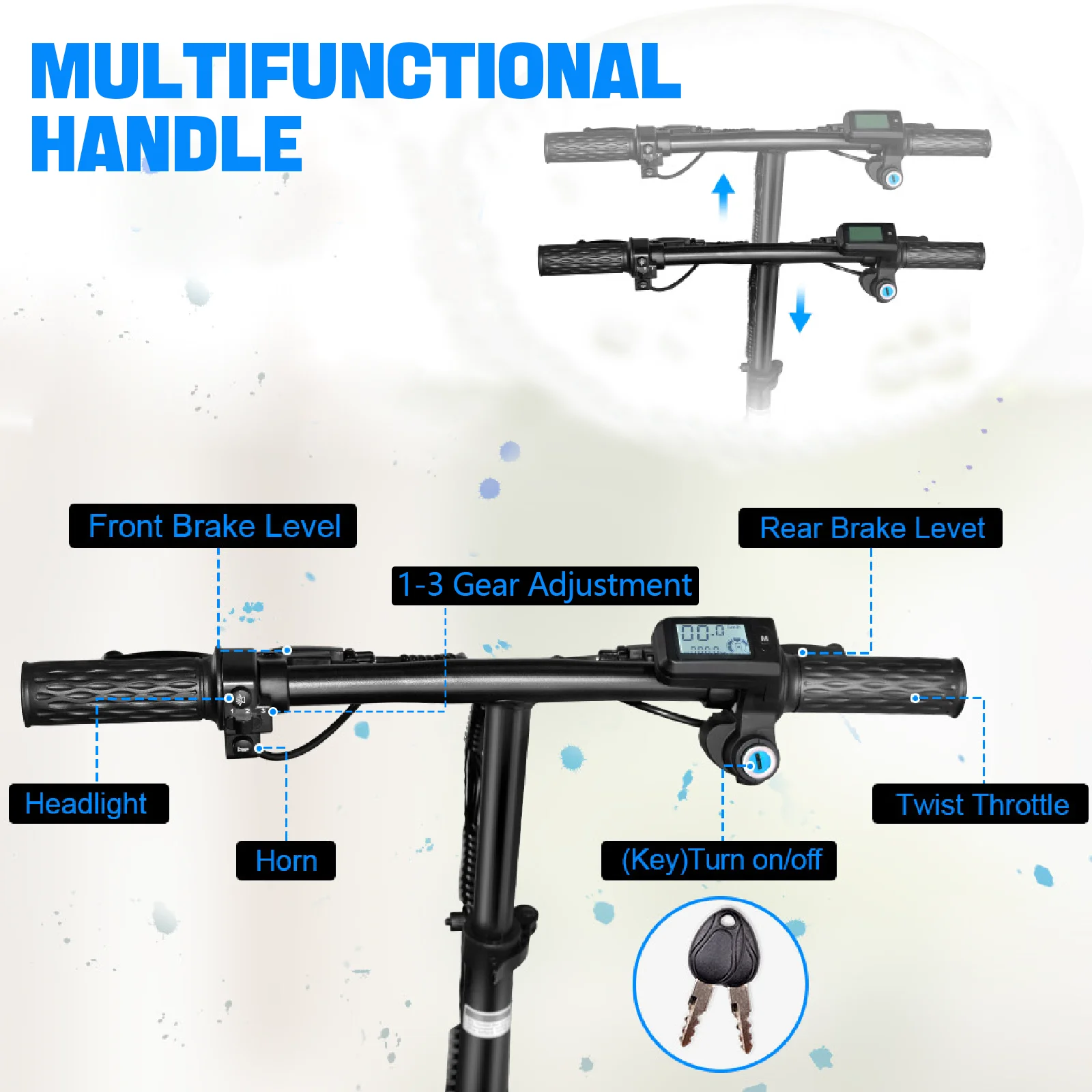 SURNAT Z9 Folding Adult Electric Bike Full Suspension 400W(Peak 600W) 48V 10.4Ah/13Ah Removable Battery 23MPH 14