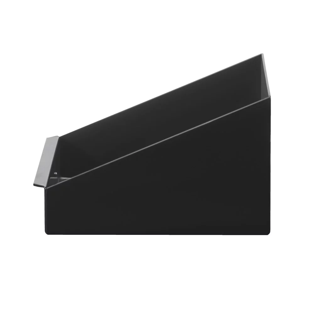 Extreme Max 5001.6128 Rag in a Box Aluminum Dispenser Storage Rack Organizer for Enclosed Race Trailer, Shop, Garage, Storage - Black