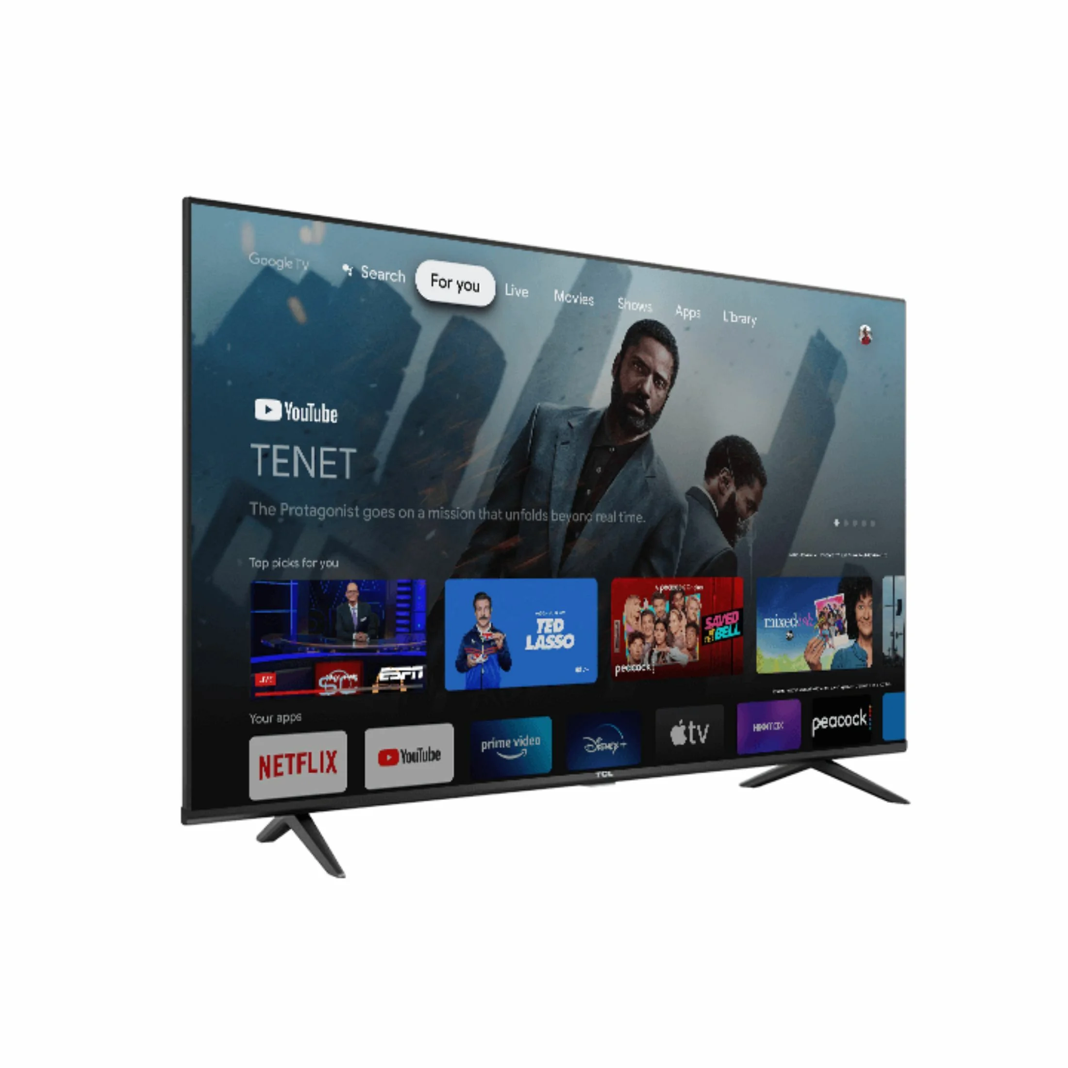 TCL 55in. Class 4-Series 4K UHD HDR LED Smart Google TV - Black