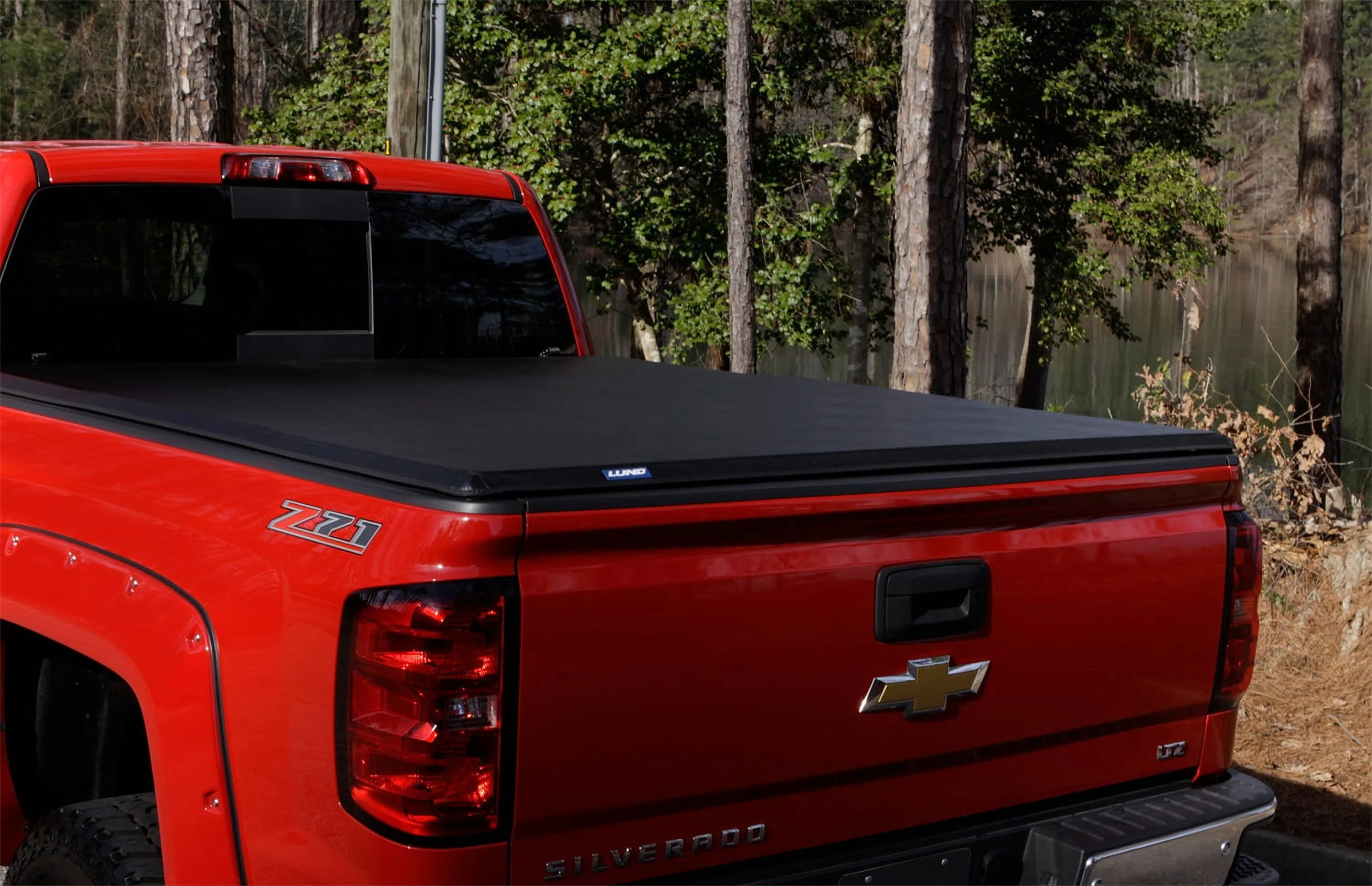 Lund By Realtruck 969155 Black Hard Fold Tonneau Cover Compatible with Select: 2007-2013 Chevrolet Silverado, 2008-2013 GMC Sierra