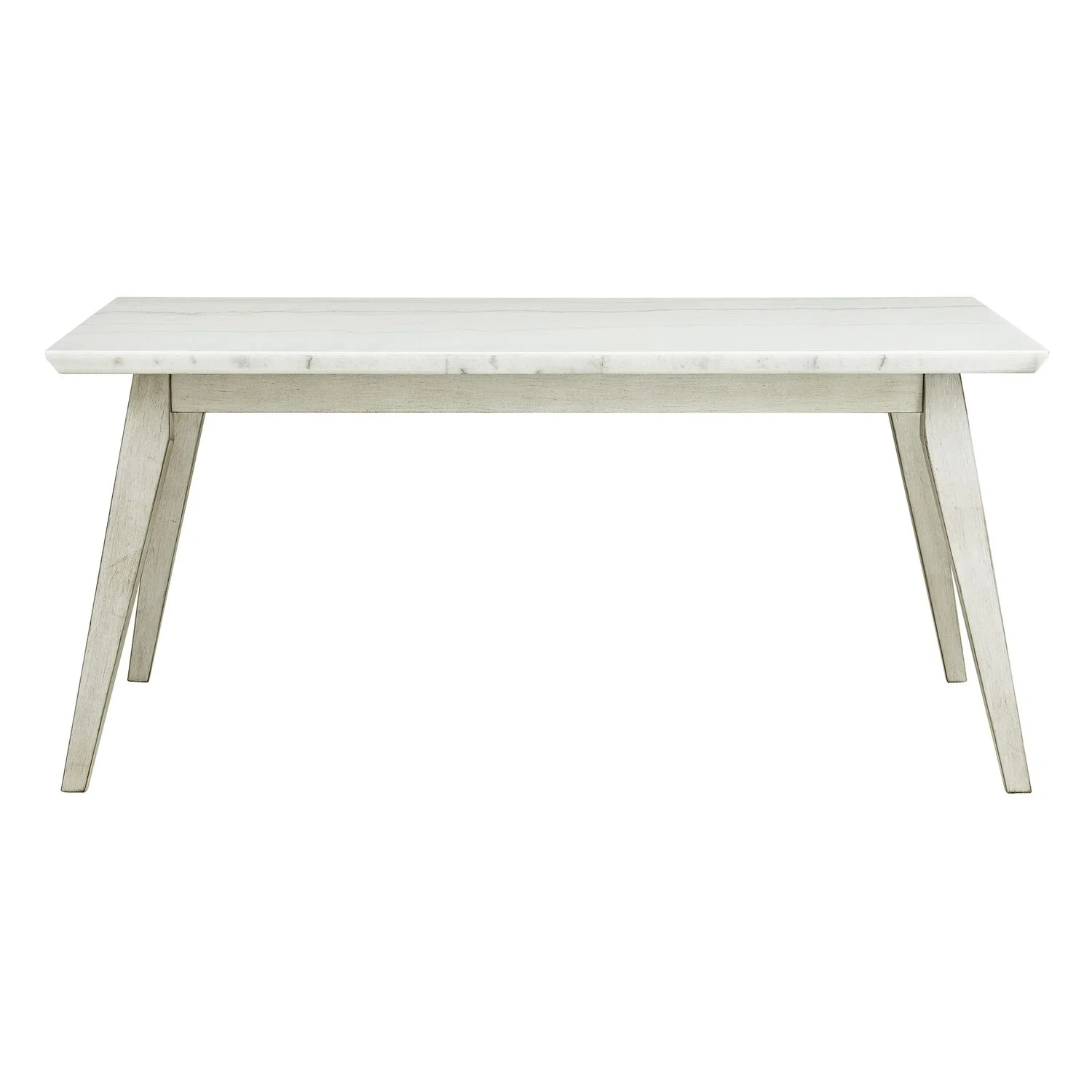 Picket House Furnishings  Kean  Dining Table w/white marble top in White