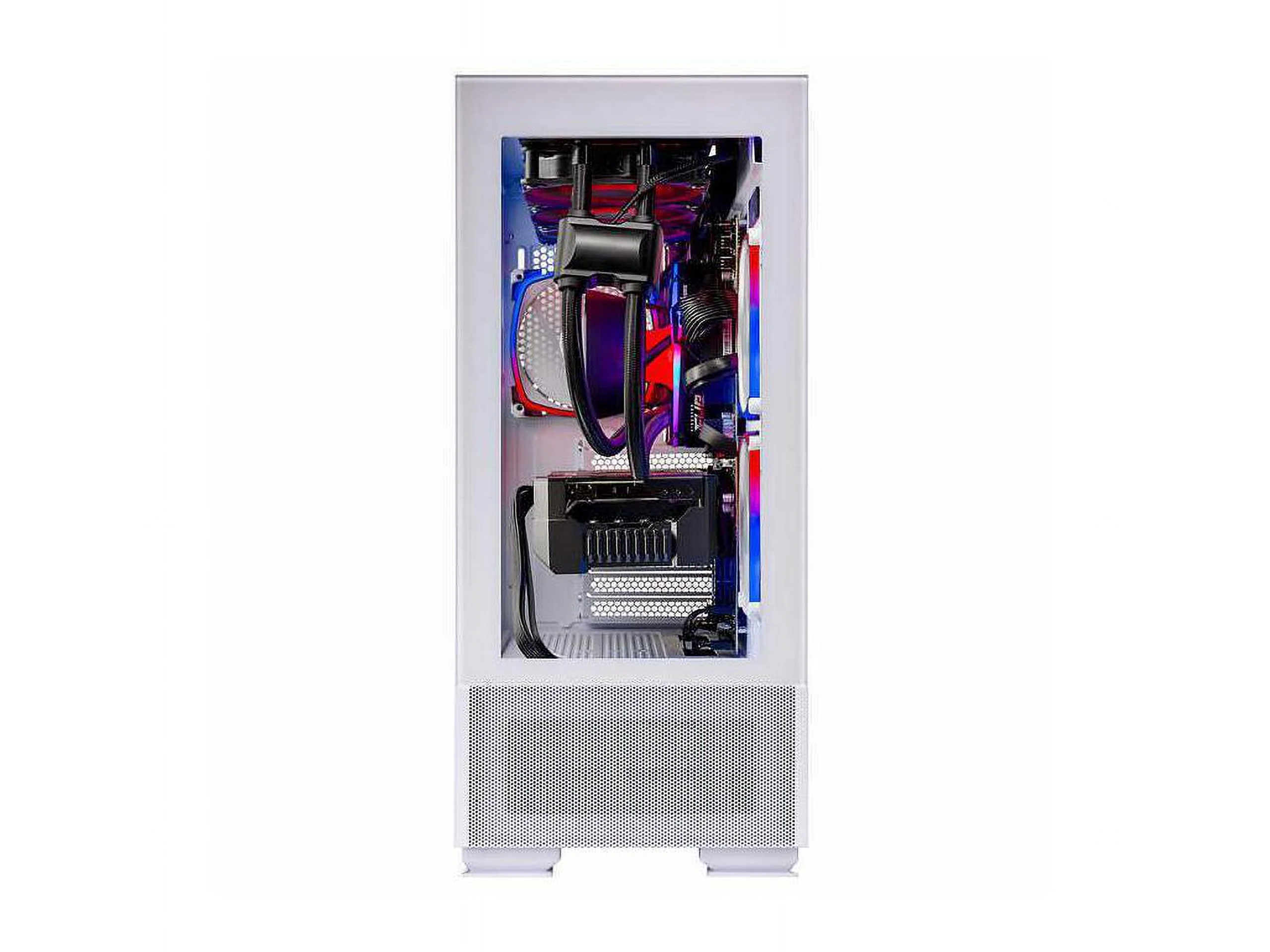 Skytech Azure 2 Liqued Cooled Gaming Desktop - AMD Ryzen 7-7800X3D - GeForce RTX 4070, 12GB - Windows 11