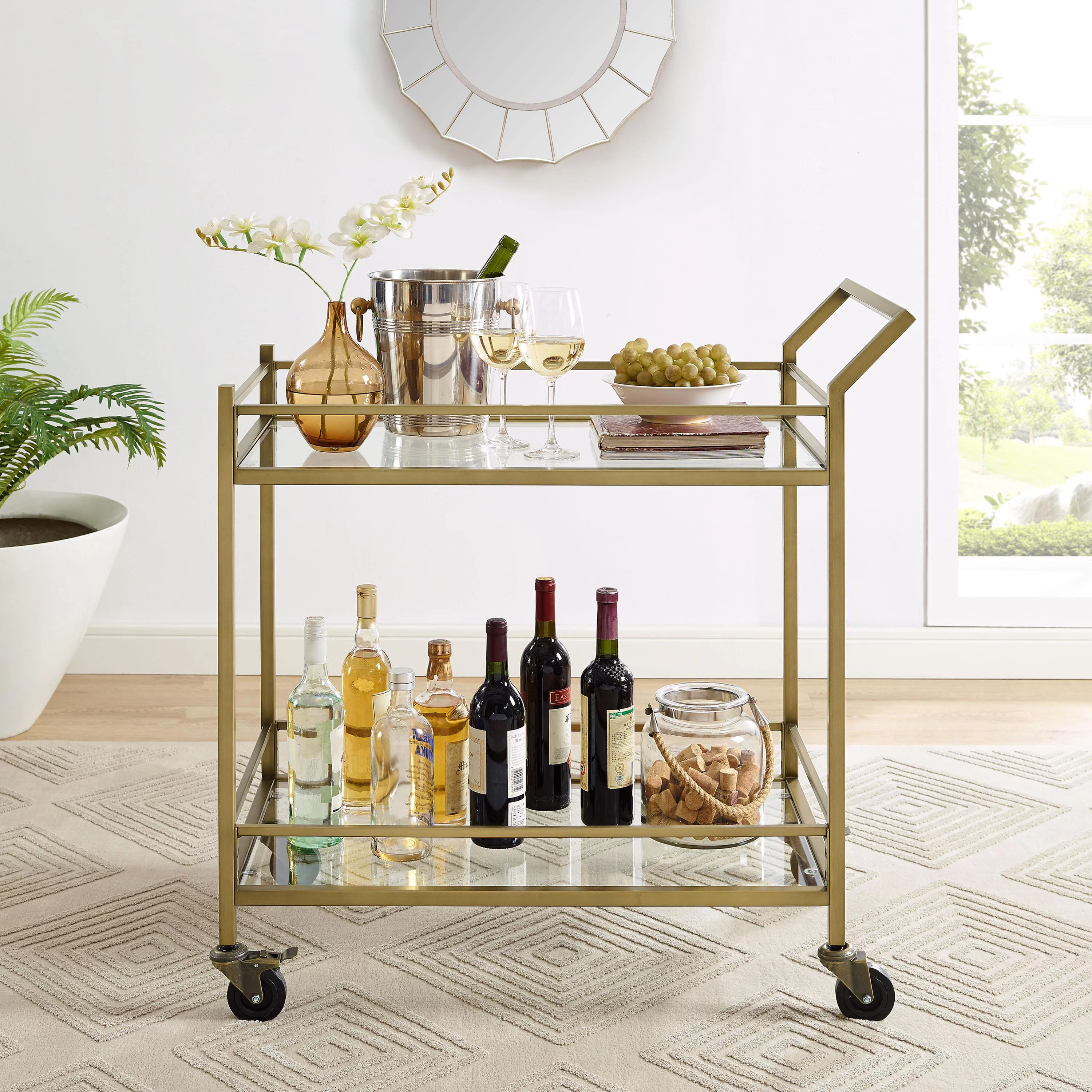 Crosley Furniture Aimee Bar Cart