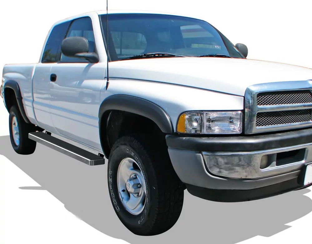 APS iBoard Running Boards 6 inches Compatible with Dodge Ram 1500 1994-2001 Club Cab & Ram 2500 3500 1994-2002 (Exclude 02 Body Style Sold in 01) Stainless Steel (Nerf Bars Side Steps Side Bars)