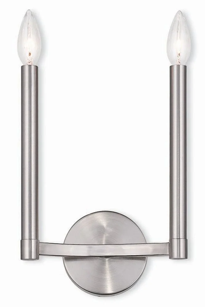 Livex Lighting - Alpine - 2 Light ADA Wall Sconce in Modern Style - 8.75 Inches