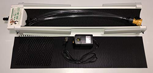 Gold Mining Fine Gold Recovery Mini Sluice Box with Pump, Gold Stop Mat, V Mat and Legs.