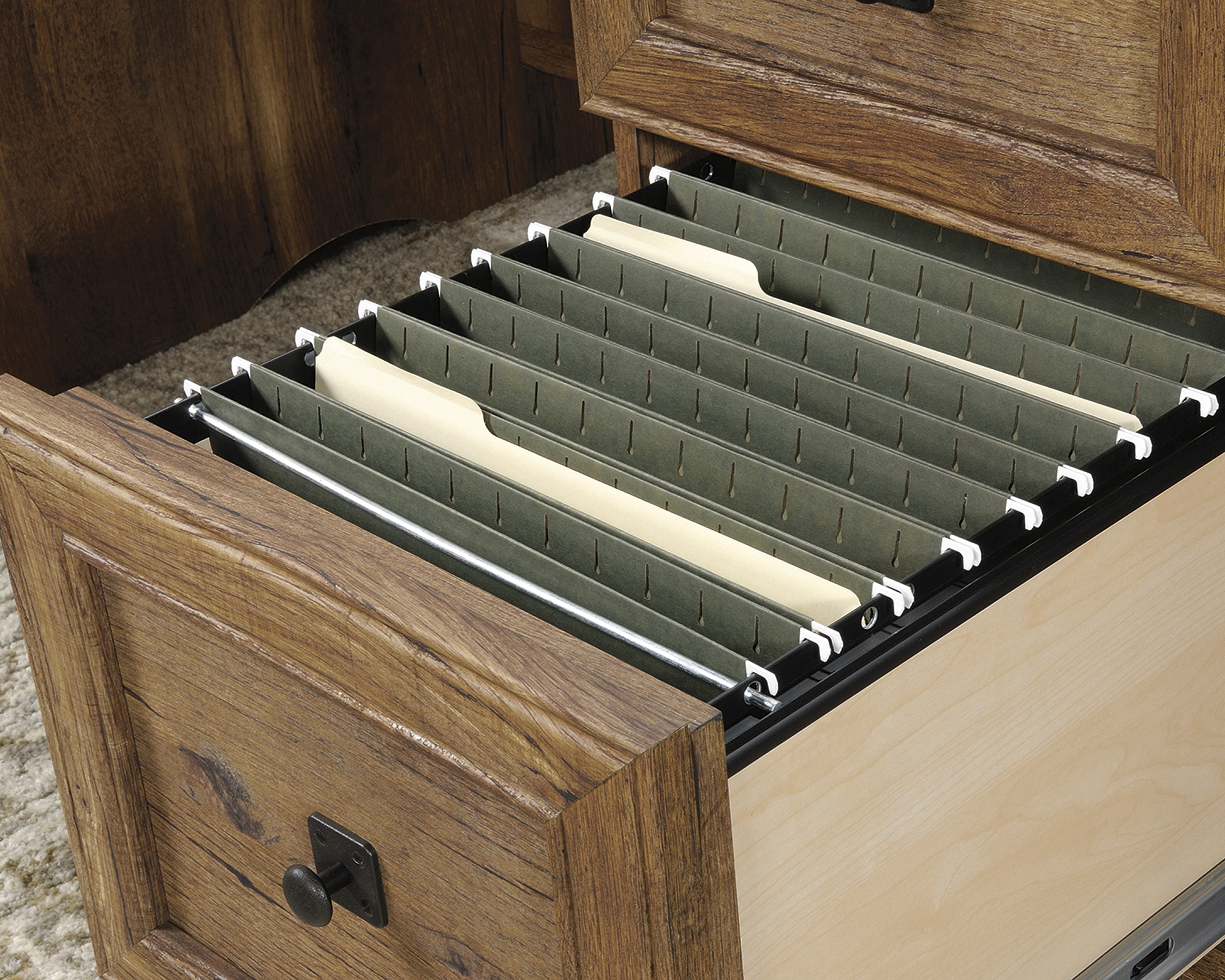 Palladia Executive Desk Vintage Oak