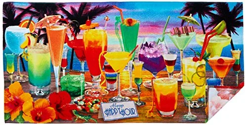 Kaufman Sales Royce Happy Hour 100pct Cotton Beach Towel