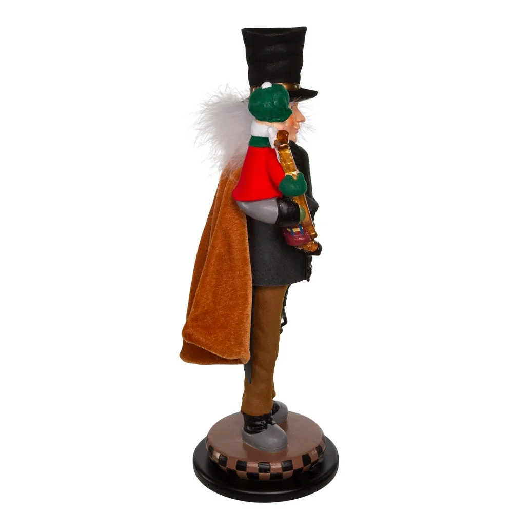 Kurt Adler Bob Cratchit and Tiny Tim Nutcracker Christmas Decoration, 17