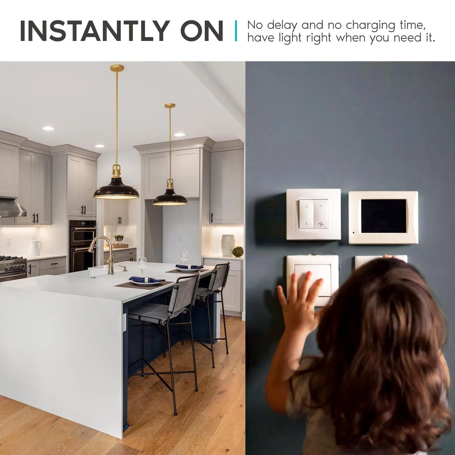 Luxrite A19 LED Bulb, 1100 Lumens, 3500K Natural White, Dimmable, 11W, Enclosed Fixture Rated, E26 Base 4-Pack