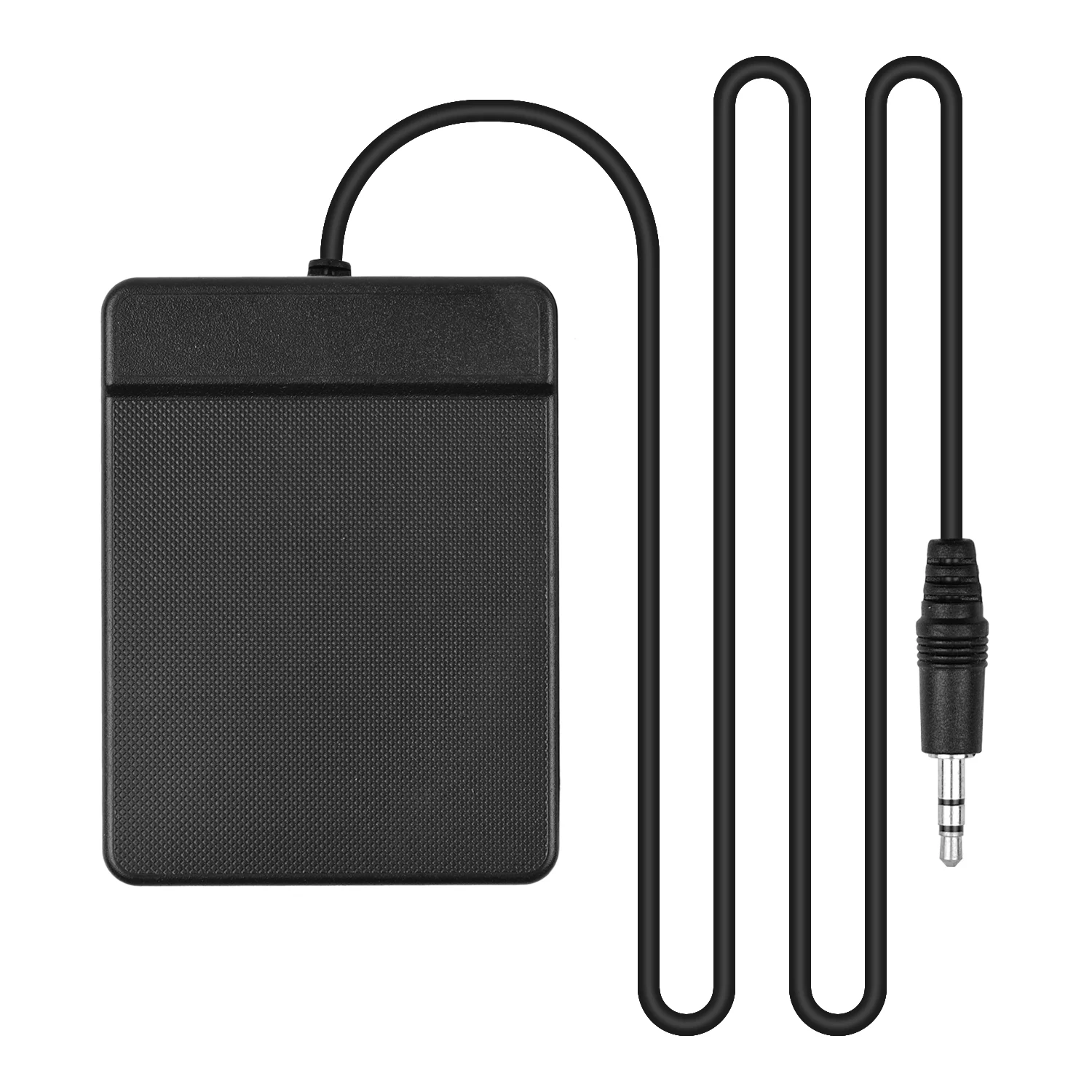 Aibecy Compact Sustain Pedal 3.5mm Interface Universal Single Pedal for Musical Instruments Portable Electronic Keyboard Roll Up Piano Roll Up Drum