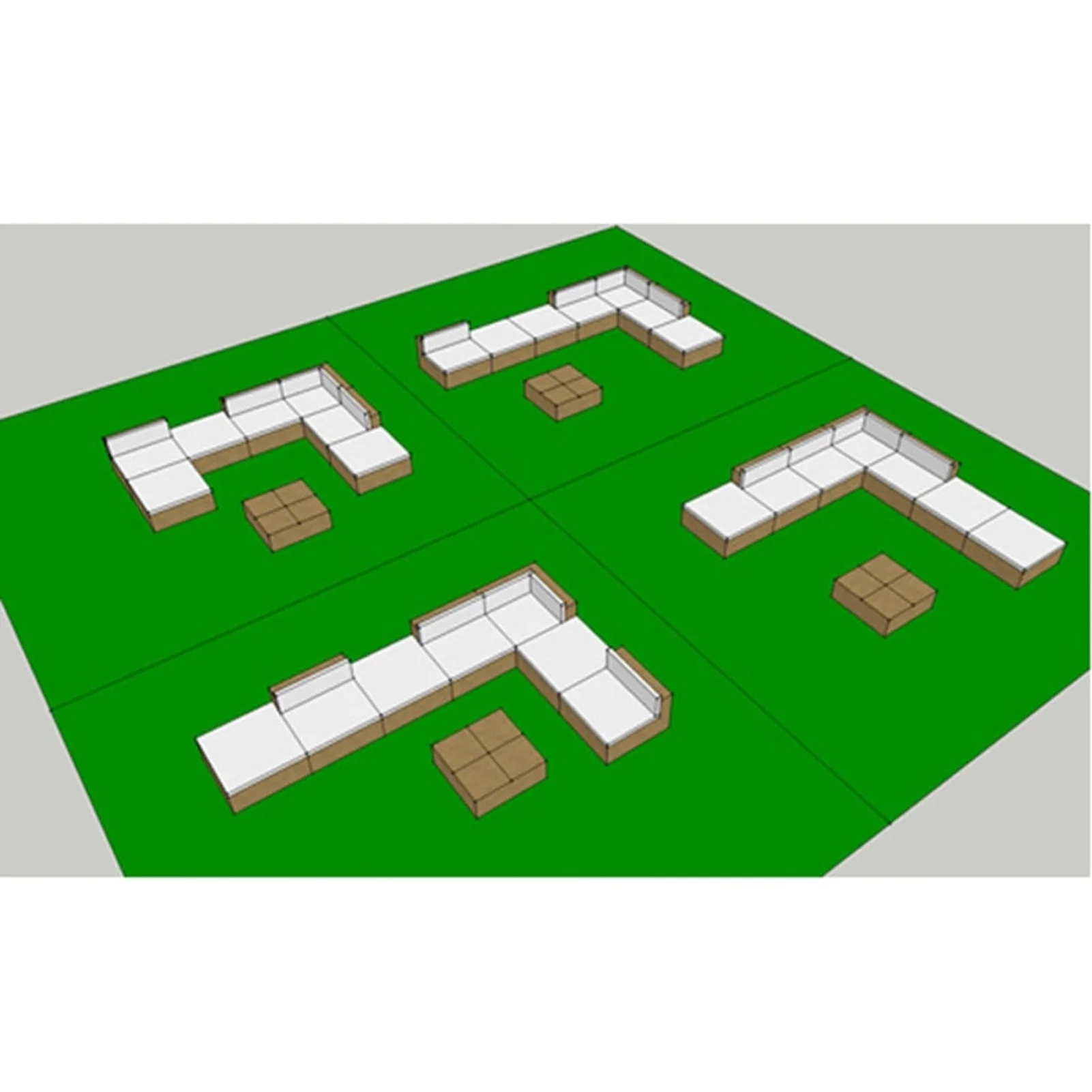 Irfora ,42087 ConversationCouchesCouches Patio 8 Piece Patio Conversation Set Sofa With Poly Rattan Patio Conversation Couches Patio Poly Set Patio Set With Cushions Zeyuan Vidaxl