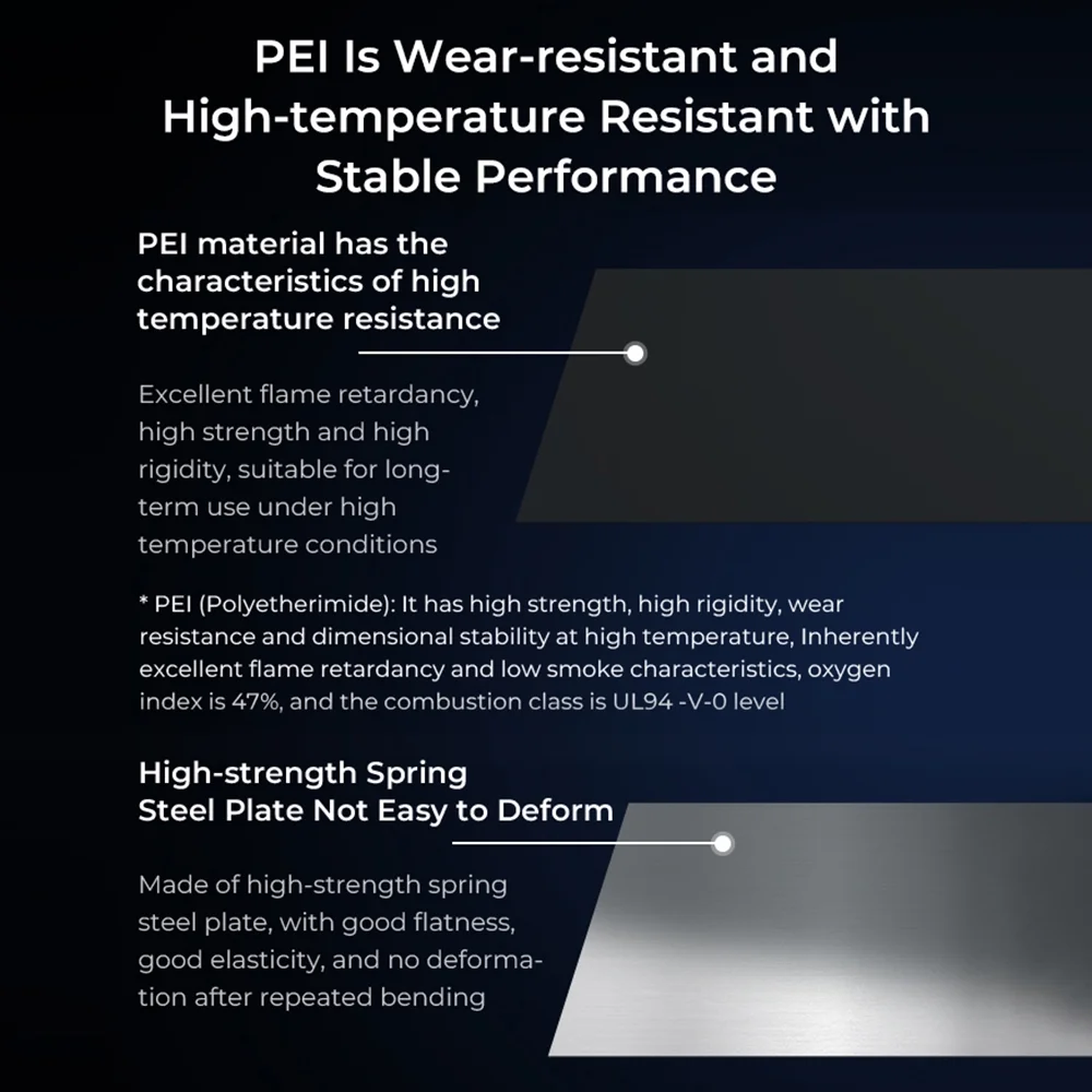 Printing Platform,With Creality Smooth 235x235mm Plate Temperature Resistance Pei Build K1c 3d Printer Plate Soft Resistance Suitable K1c Creality K1c Model Removal Temperature K1c Plate