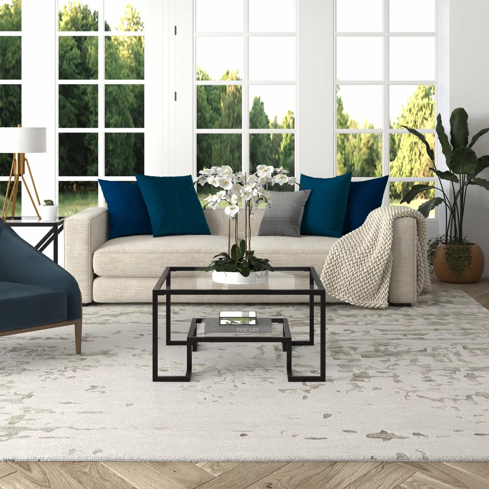 Addison&Lane Athena Square Coffee Table