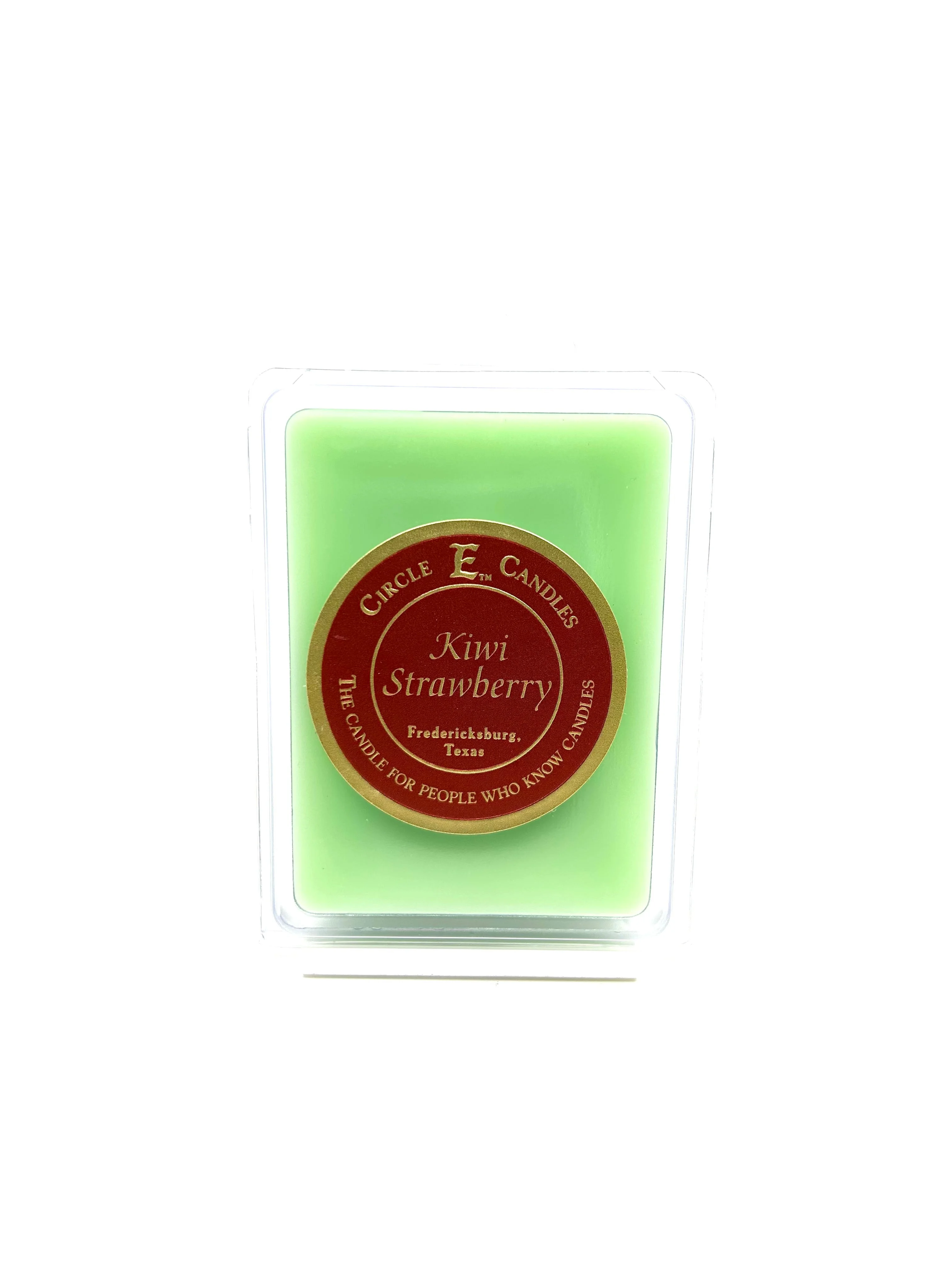 Circle E Candles Wax Melt Tart, Kiwi Strawberry Scent, Pack of 6 Tarts, Extra Small Size 3oz