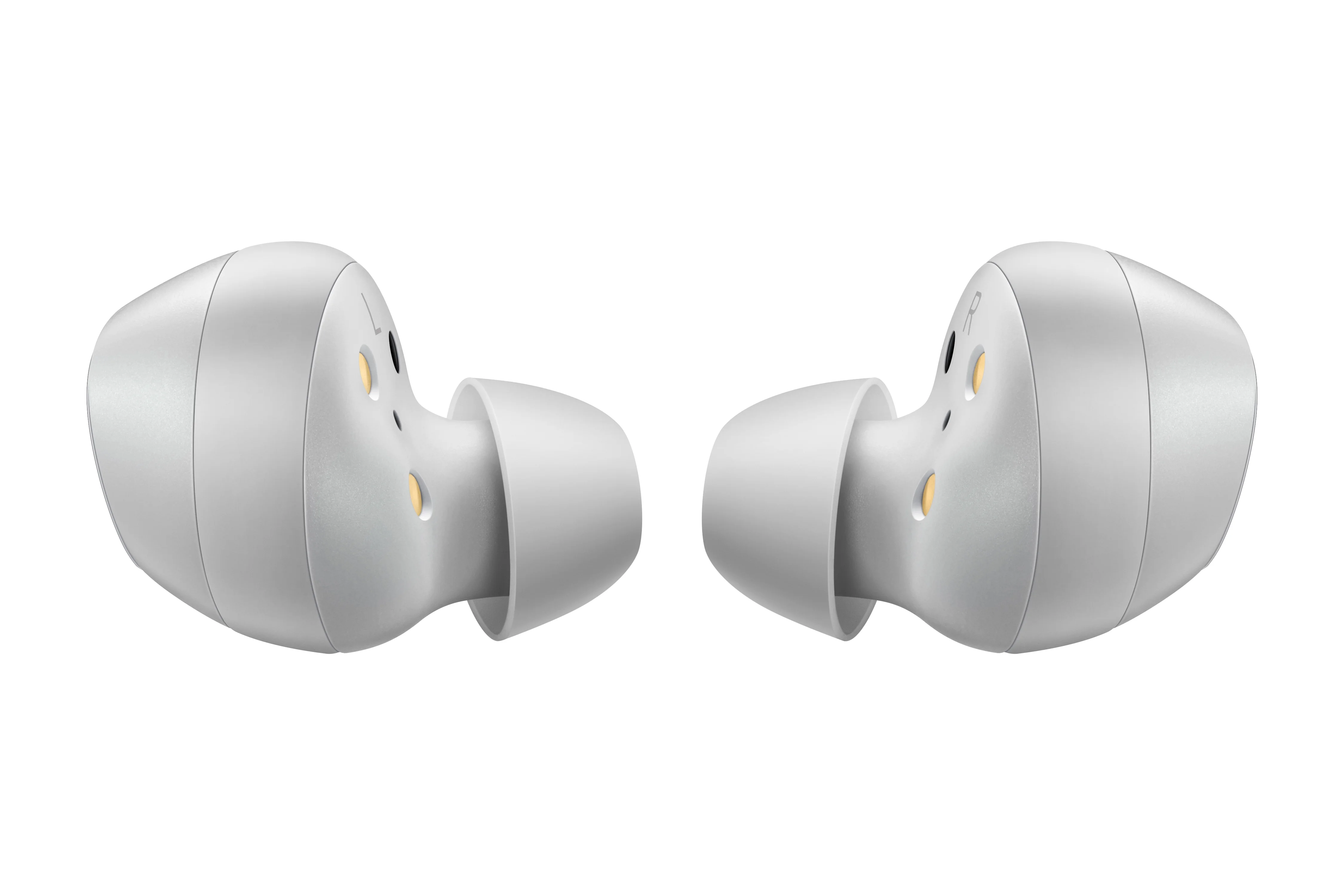 Samsung Galaxy Buds, Bluetooth True Wireless Earbuds (Wireless Charging Case Included), Aura Glow Silver