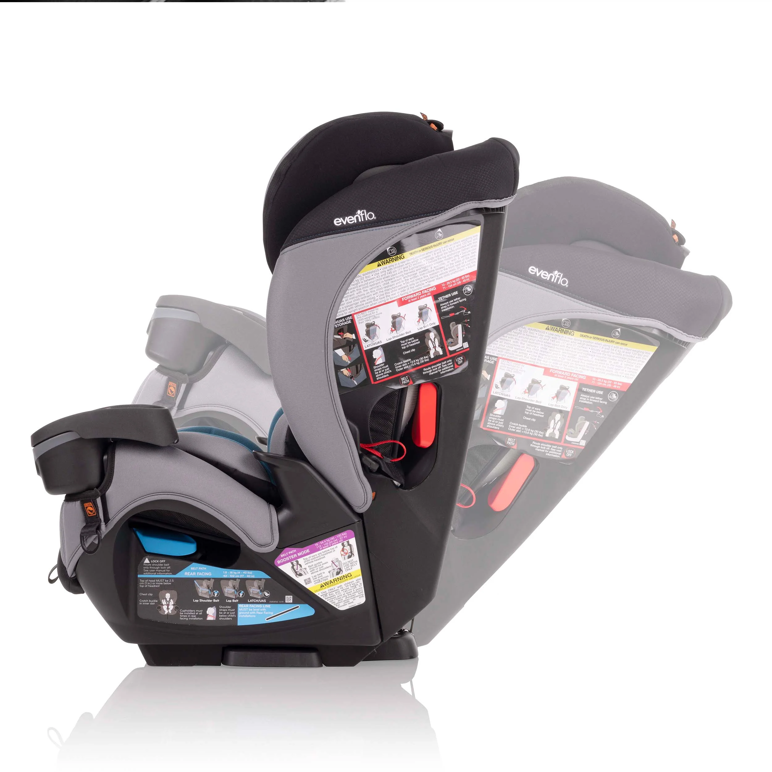 EveryFit/All4One 3-in-1 Convertible Car Seat w/Quick Clean Cover (Reefs Green)