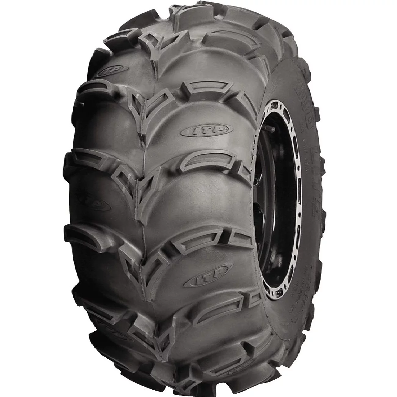 Set of 2 ITP Mud Lite XL Rear Tires 28x12-12 6-ply with QUADBOSS Sealant
