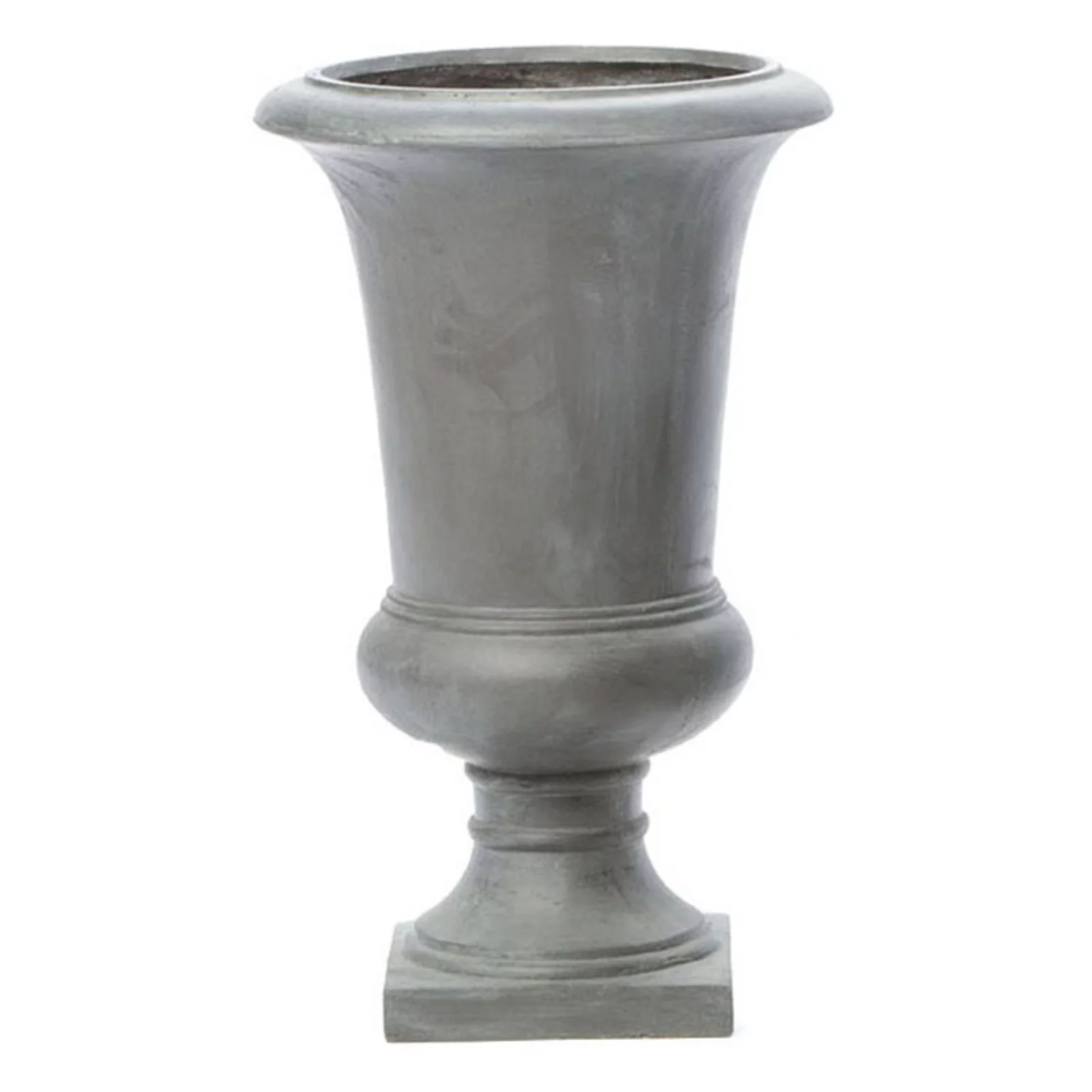 Alfresco Home Jovina Fiberstone Medium Urn Planter in Antique Dark Bronze