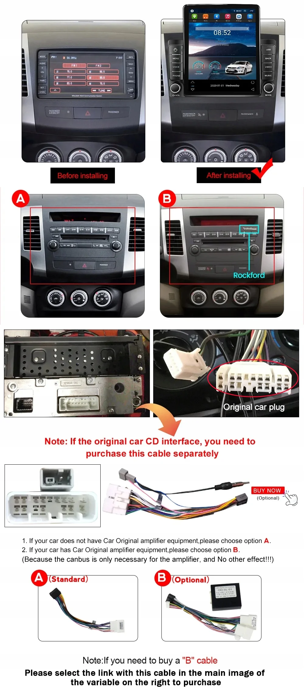 radio 2Din Android 13 9.7