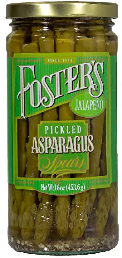 Foster's Pickled Asparagus Jalapeno, 16oz. (Pack of 2)
