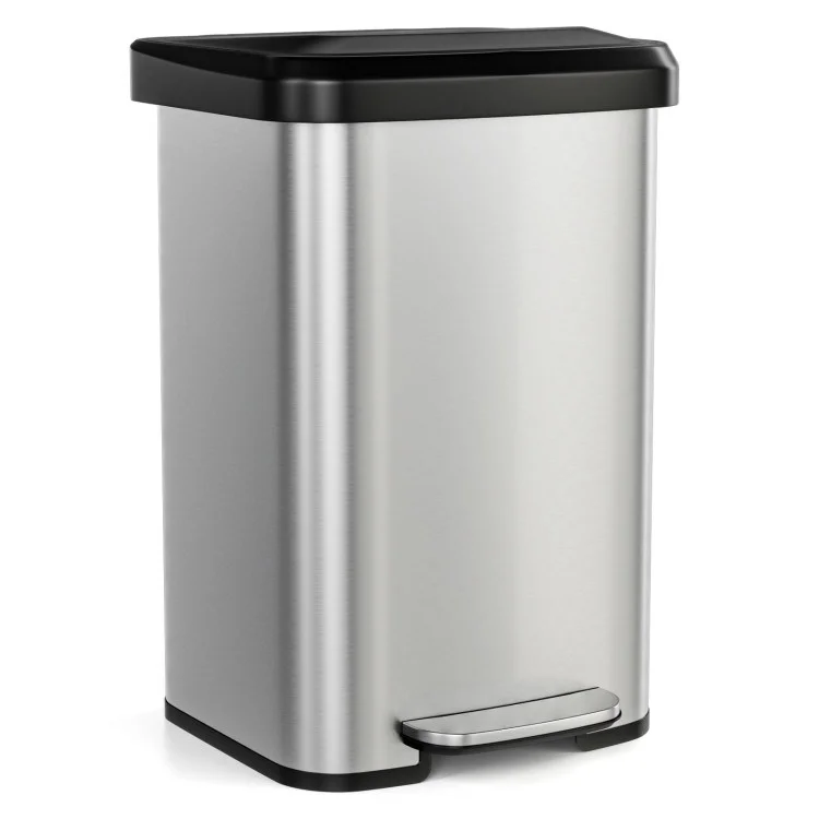 Stainless Steel Step Trash Can - 9.0 L - Upgrade Trash Disposal