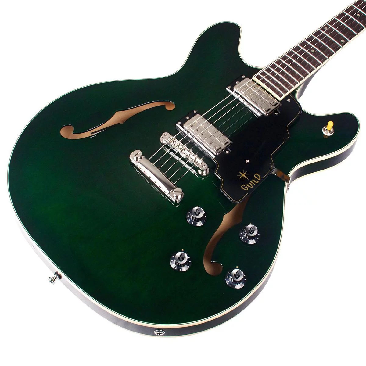 Guild Starfire IV Maple Semi Hollow Body Electric Guitar with Case - Blem #B292