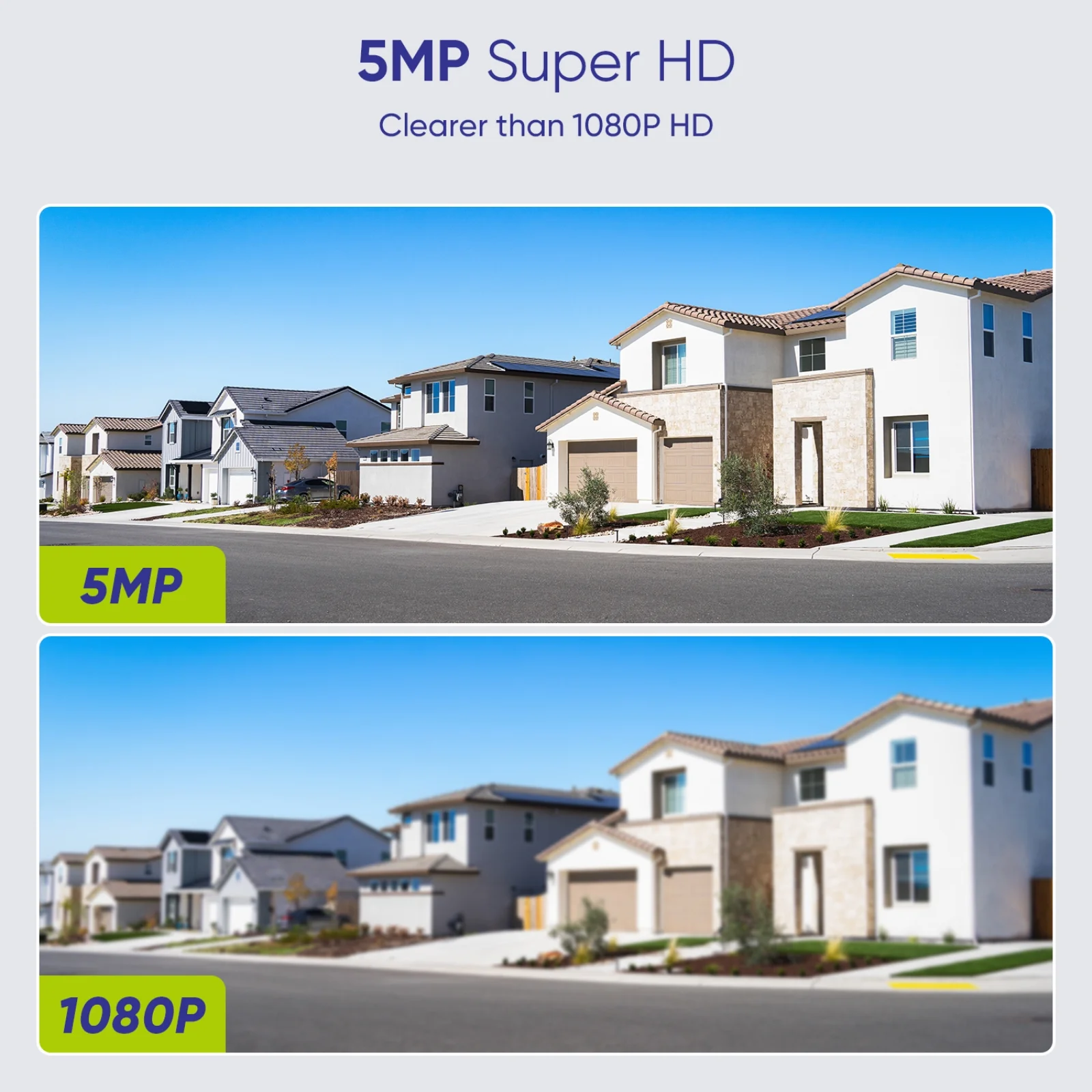 SANNCE 5MP 8Pcs Home Security Camera System, 8CH 5in1 Surveillance DVR and 8 x 5MP Weatherproof CCTV Dome IP Camera Outdoor Indoor with Infrared Superior Night Vision, Motion Alerts, NO Hard Drive