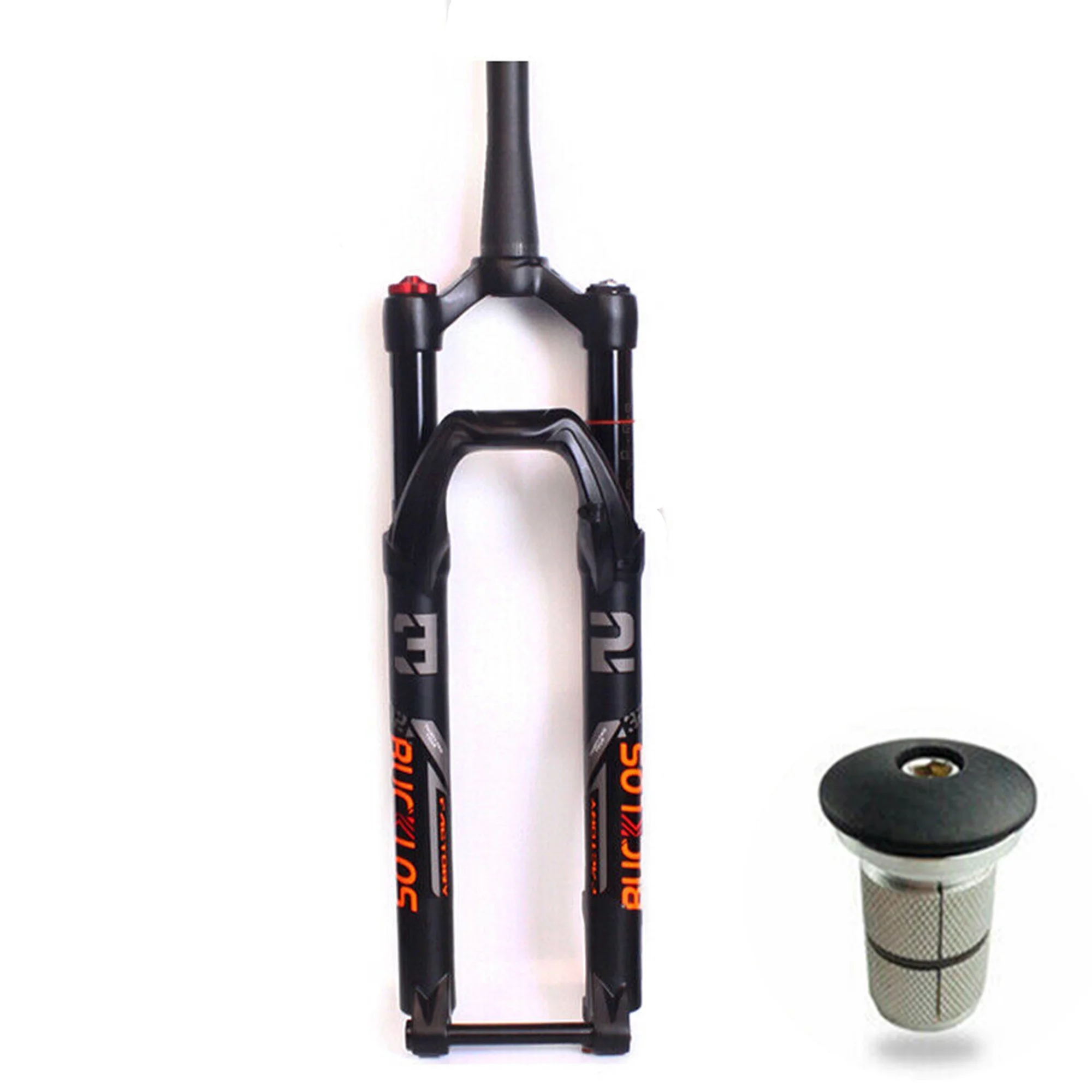 BUCKLOS Bicycle Suspension Fork 26 27.5 29er MTB Air Fork Thru Axle Front Fork 120MM travel Rebound Adjustment Bike Accessories