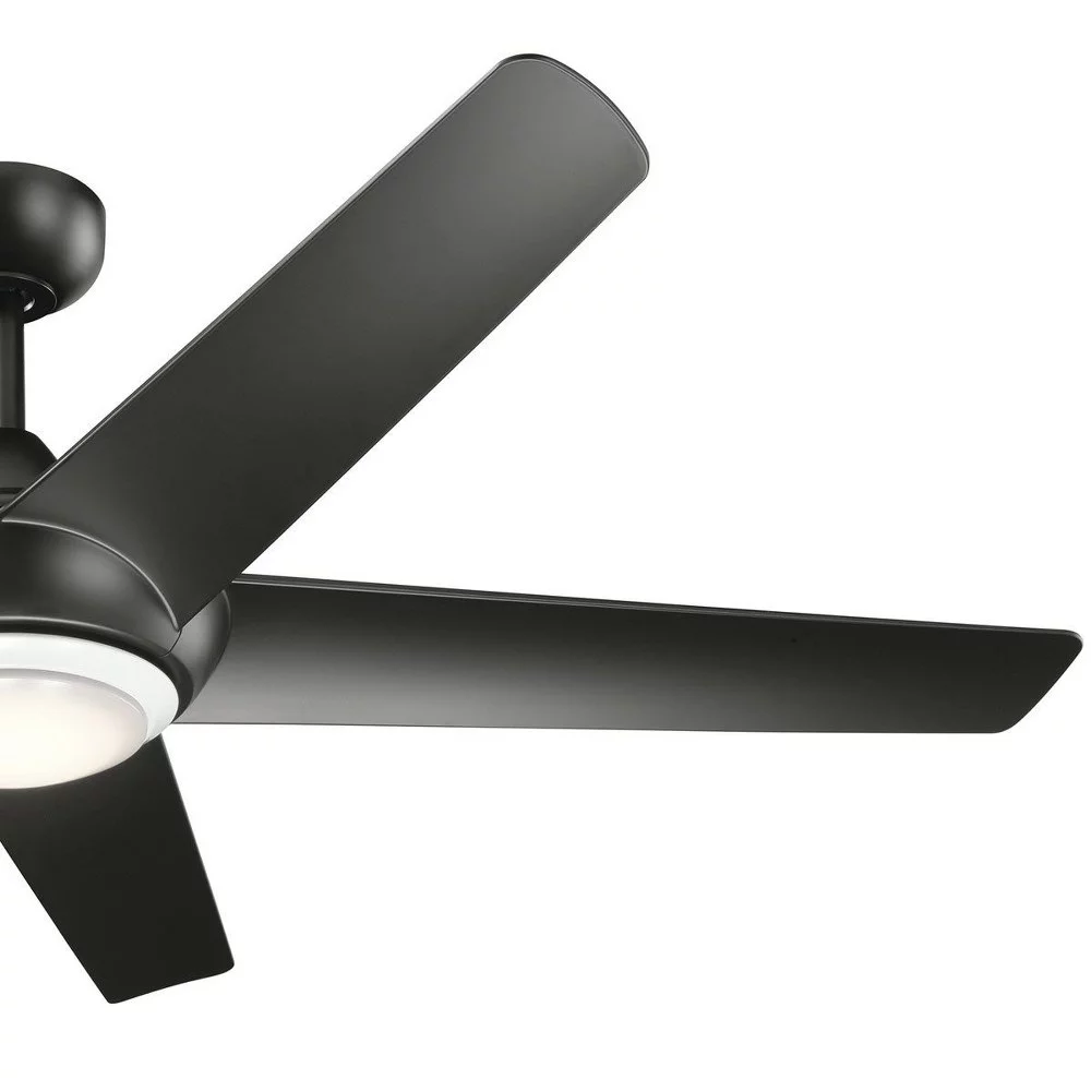 Ceiling Fan with Light Kit with Transitional Inspirations 13.5 inches Tall By 52 inches Wide-Brushed Nickel Finish Bailey Street Home 147-Bel-4402460