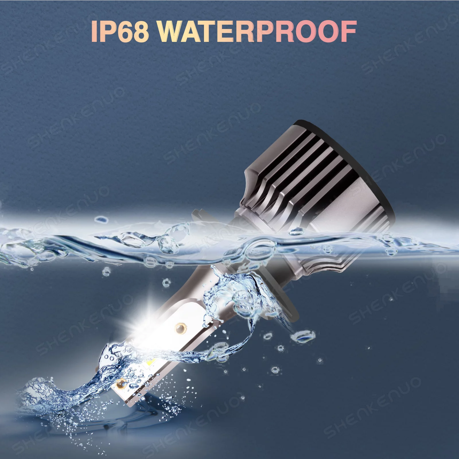 For Kia Forte 2017-2018 Combo 9005+H7 LED Headlight Bulbs High Low Beam Super Bright 6000K White