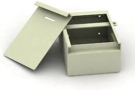 Sturdy Lockable Wall-Mounting charity Donation collection Box Heavy Duty Thick Metal Secured Charity Box Fundraising Donation and Ticket Box With pre drilled holes Size 9