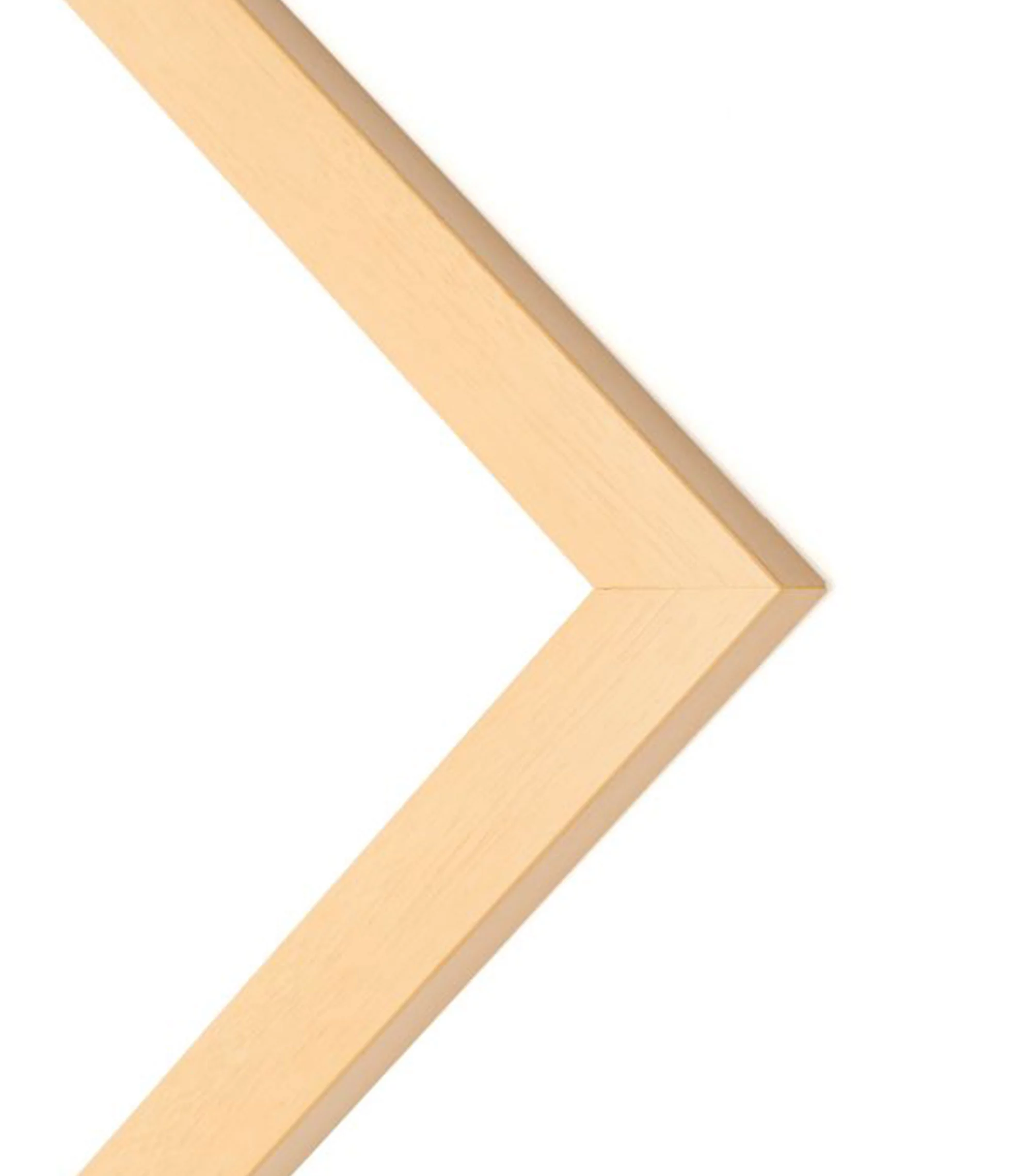 14x24 - 14 x 24 Natural Oak Flat Solid Wood Frame with UV Framer's Acrylic & Foam Board Backing -