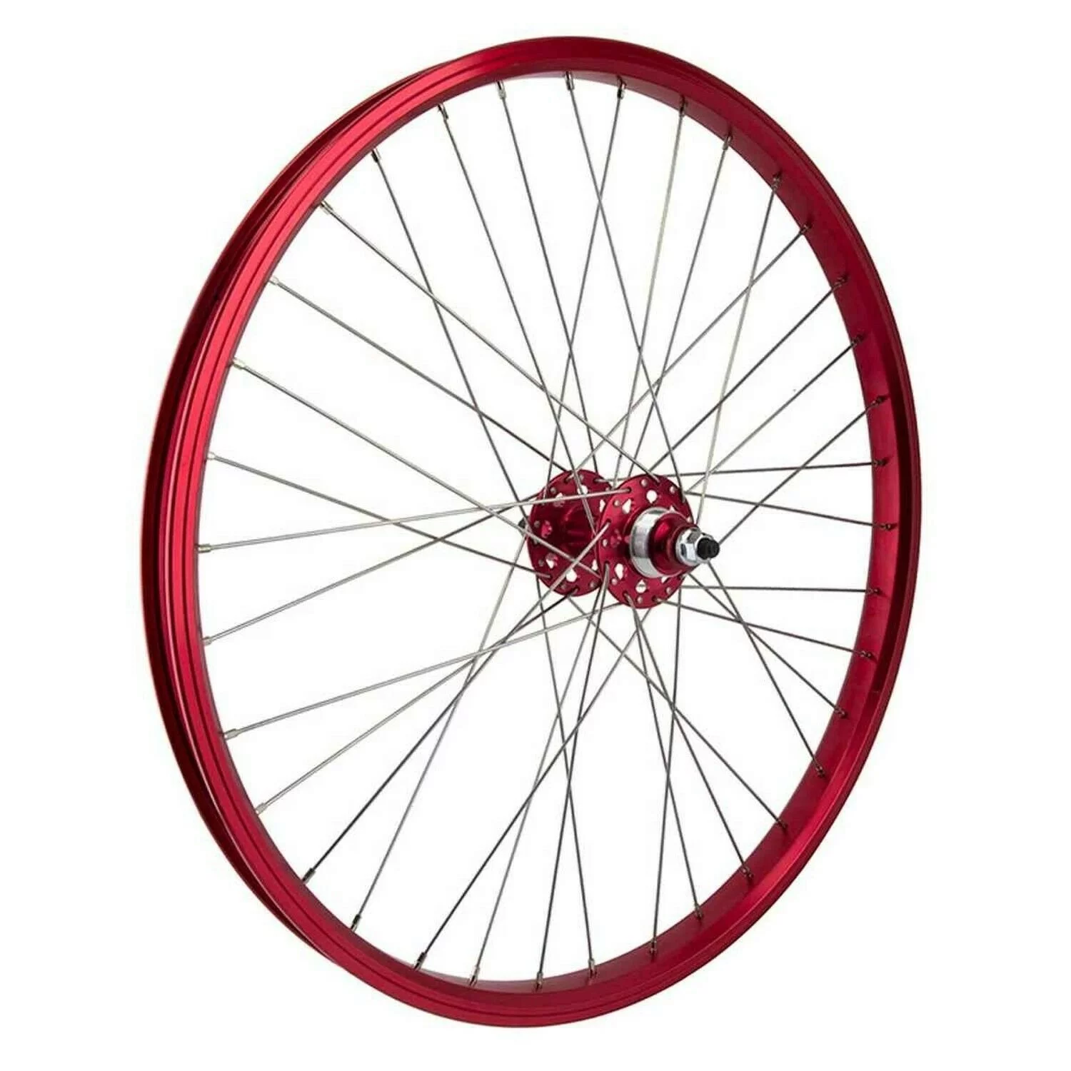 Se Bikes J24SG Rear Wheel 24in B/O 3/8inx110mm FW Rim Brake Clincher Red 36H